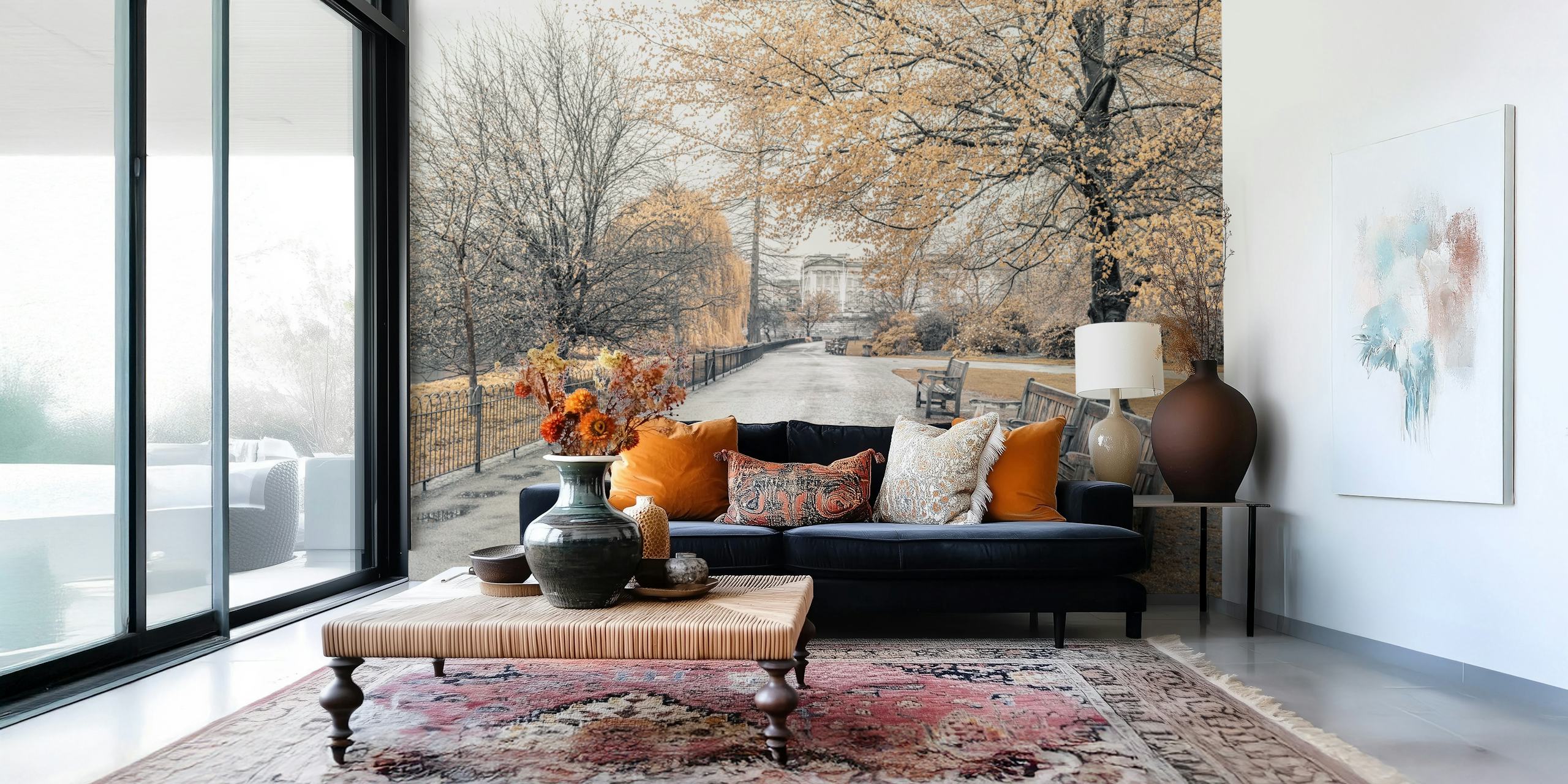 Papel de parede Picturesque St James Park em um quarto