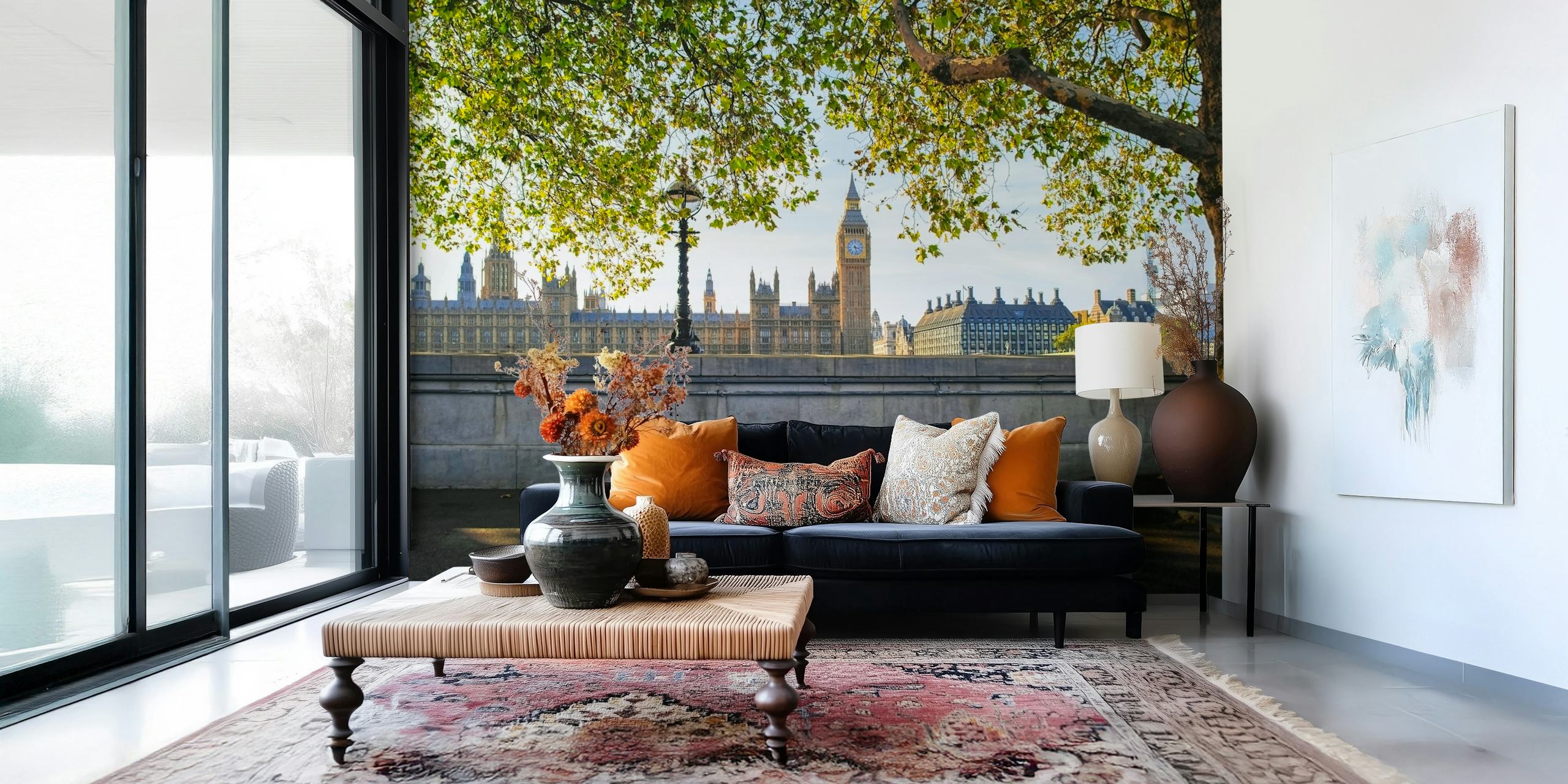 Behangontwerp met Summer in London
