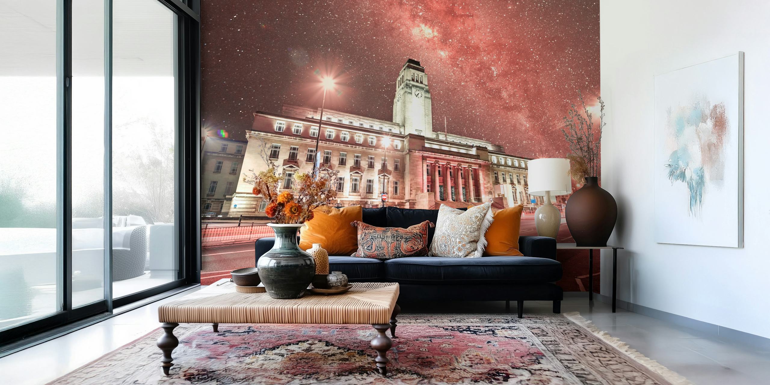 Parkinson Building behang in een stijlvolle kamer