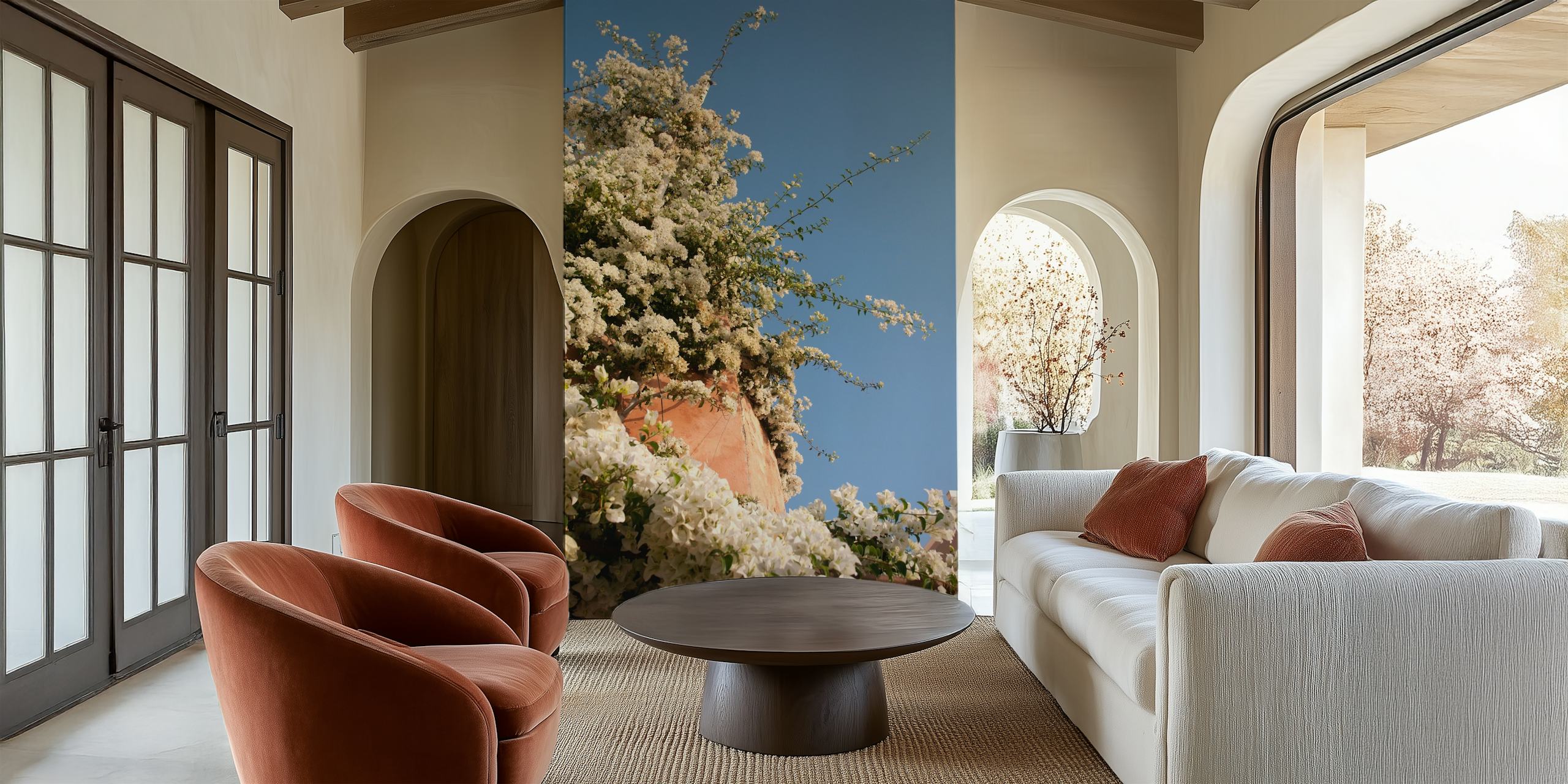 Santorini Oia Beauty Dream 2 ταπετσαρία σε ένα δωμάτιο