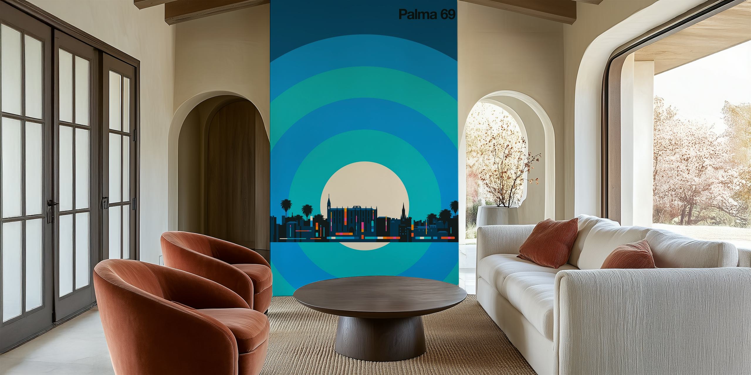 Palma 69 Night wallpaper in a room