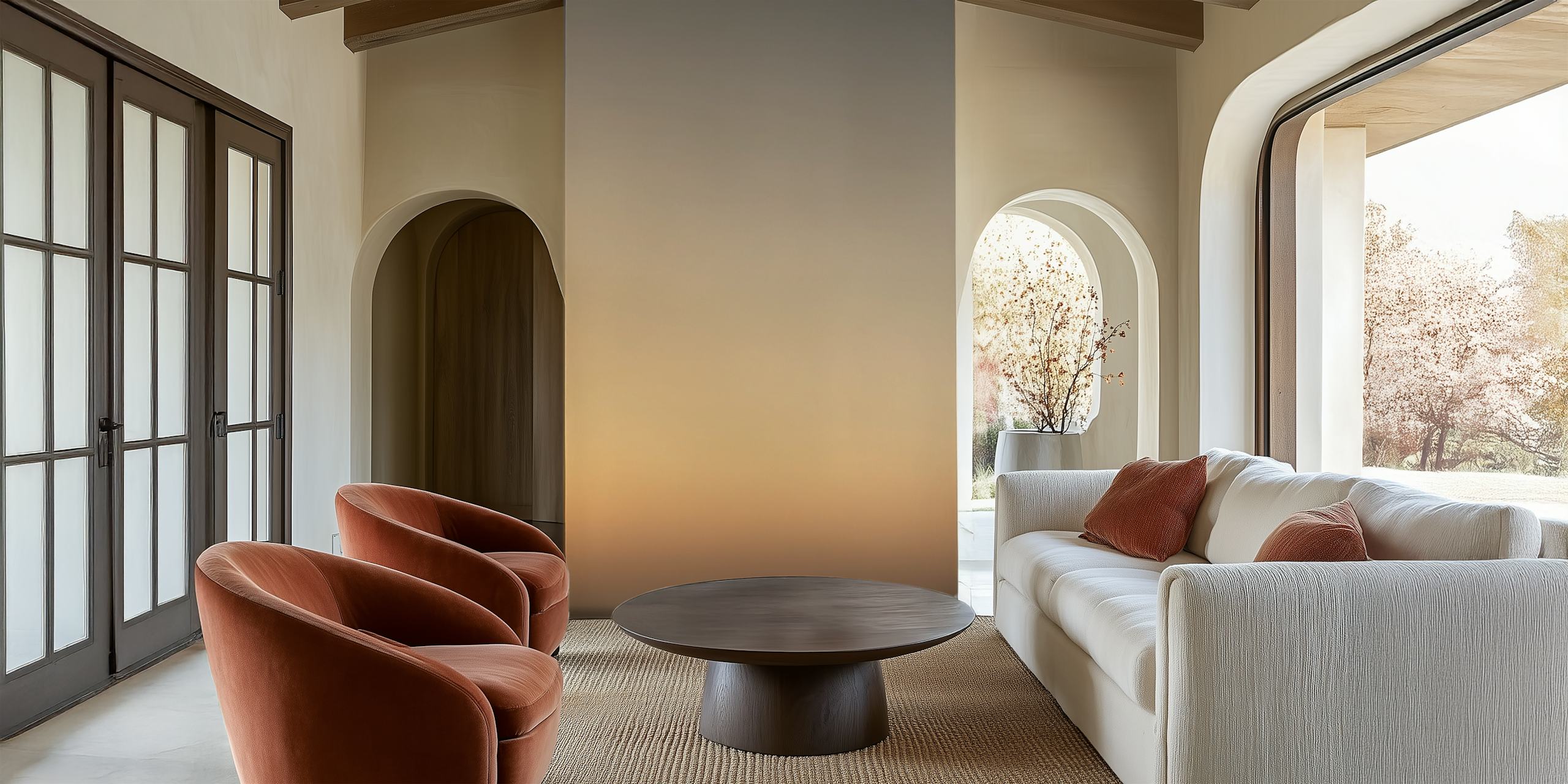 Lighstscape #22 wallpaper in a room