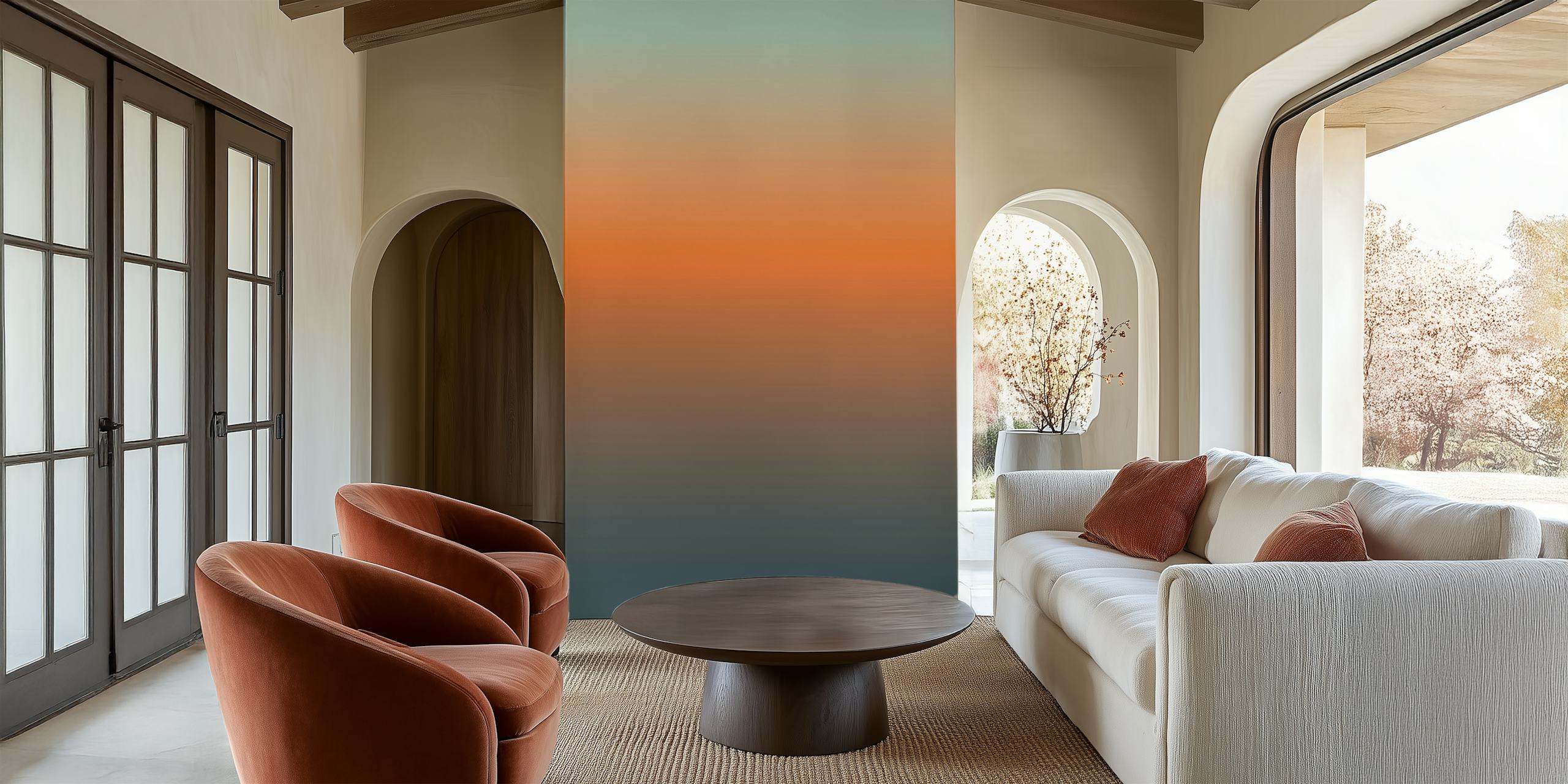 Papier peint Peaceful Twilight Blend dans une pièce