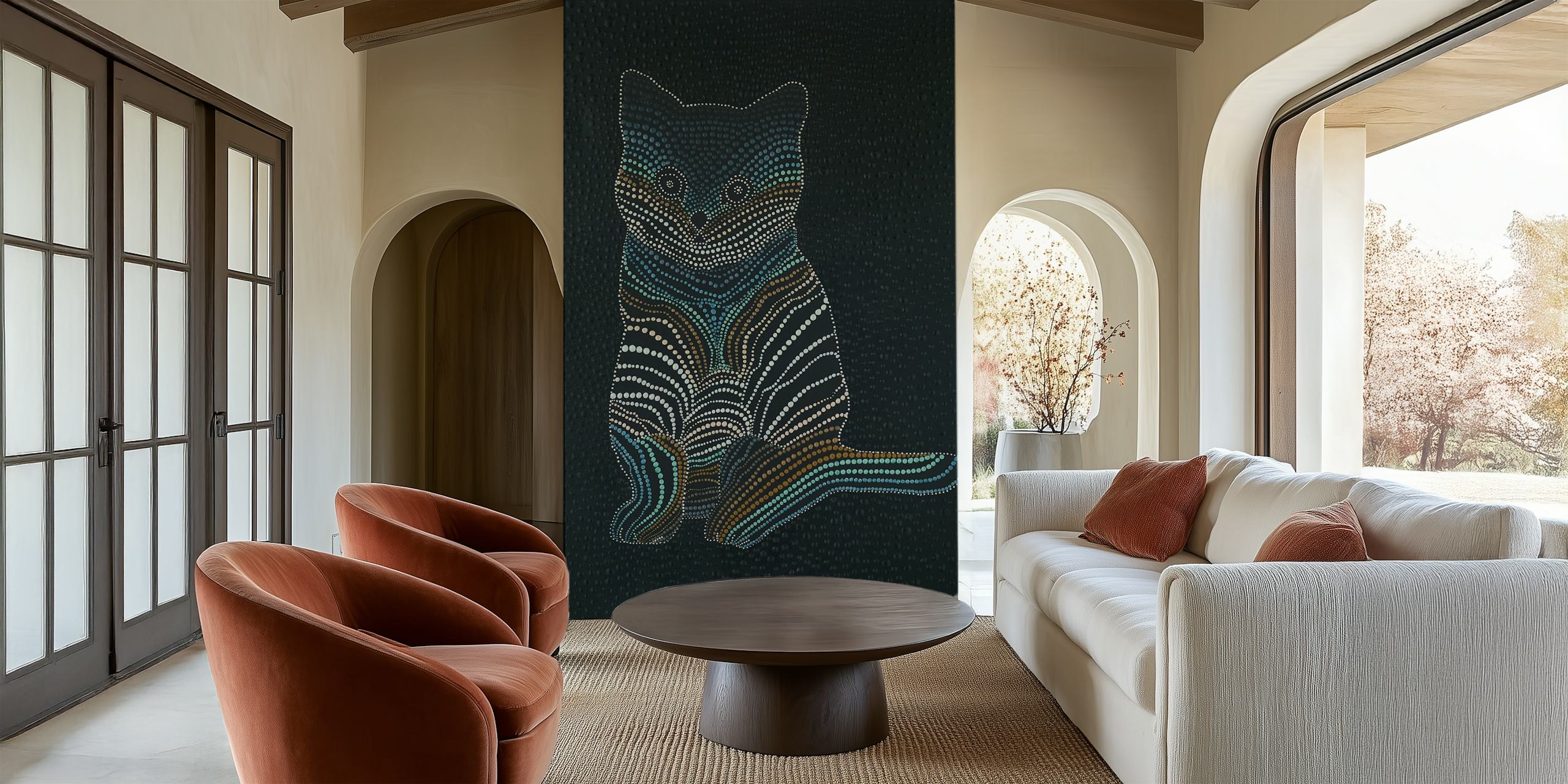 Meow Meow wallpaper featuring a cat design