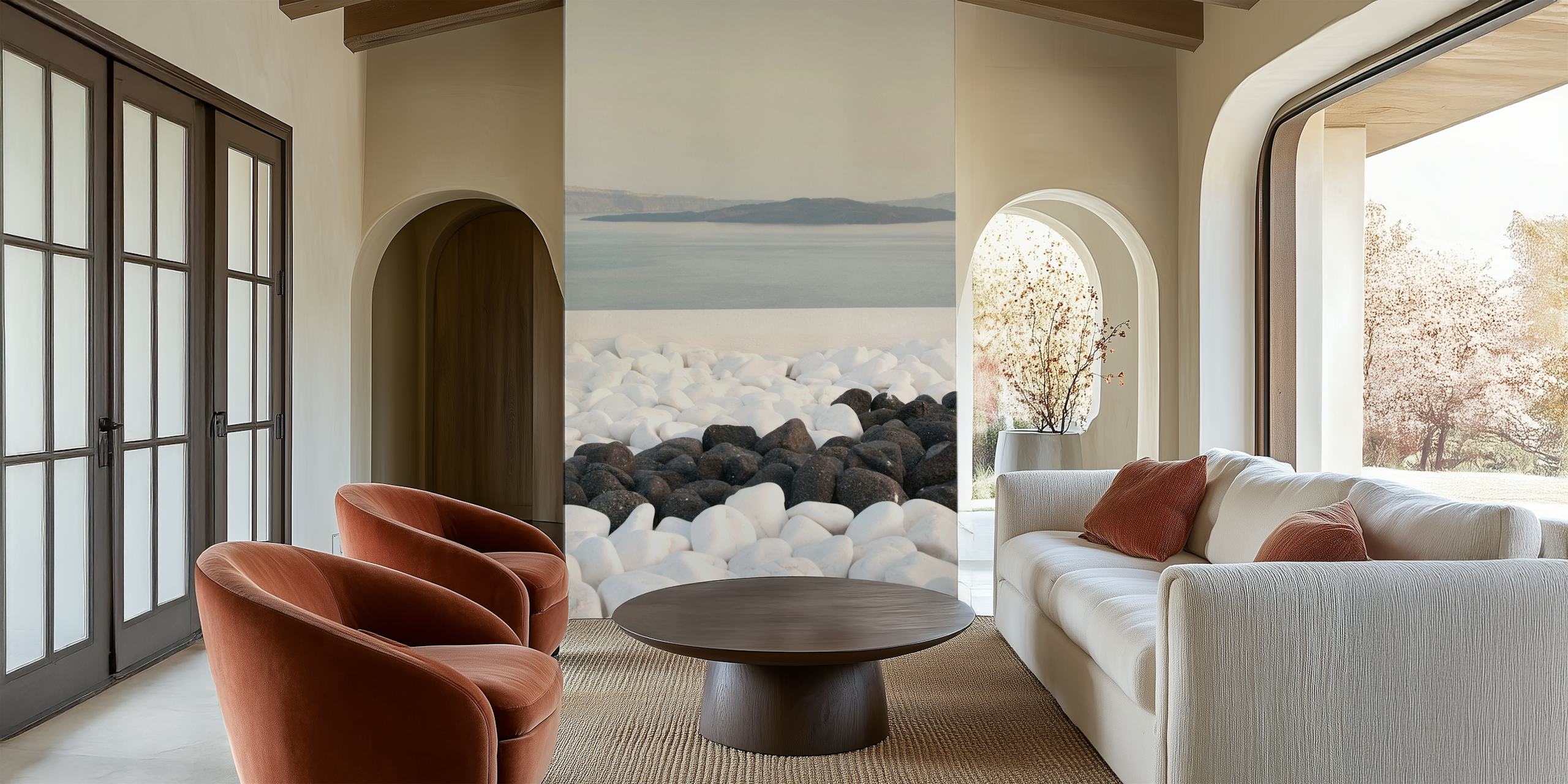 Santorini Zen Dream 7 ταπετσαρία σε ένα δωμάτιο