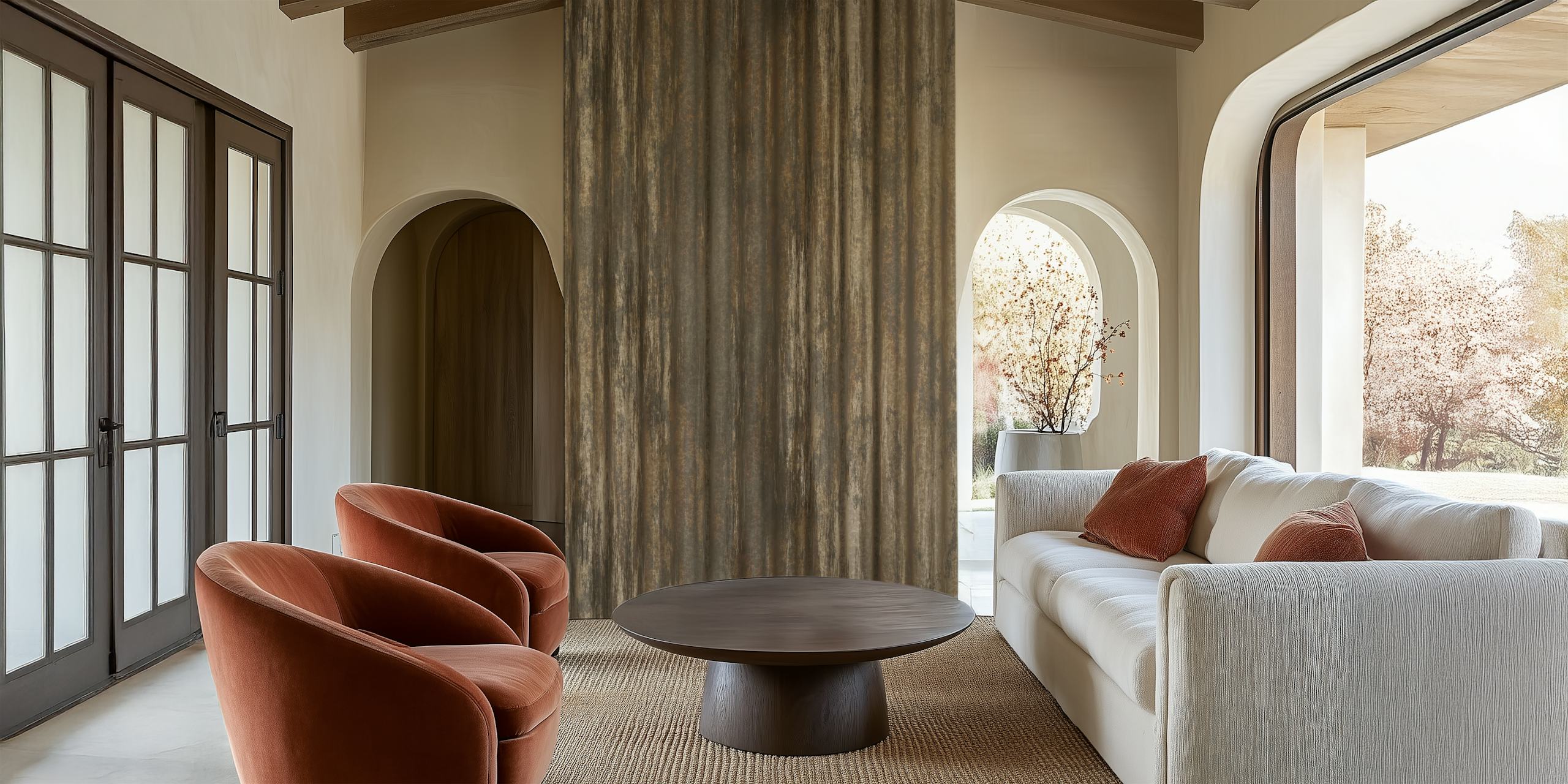 Urban Grit Fusion τοίχος από κυματοειδές χάλυβα