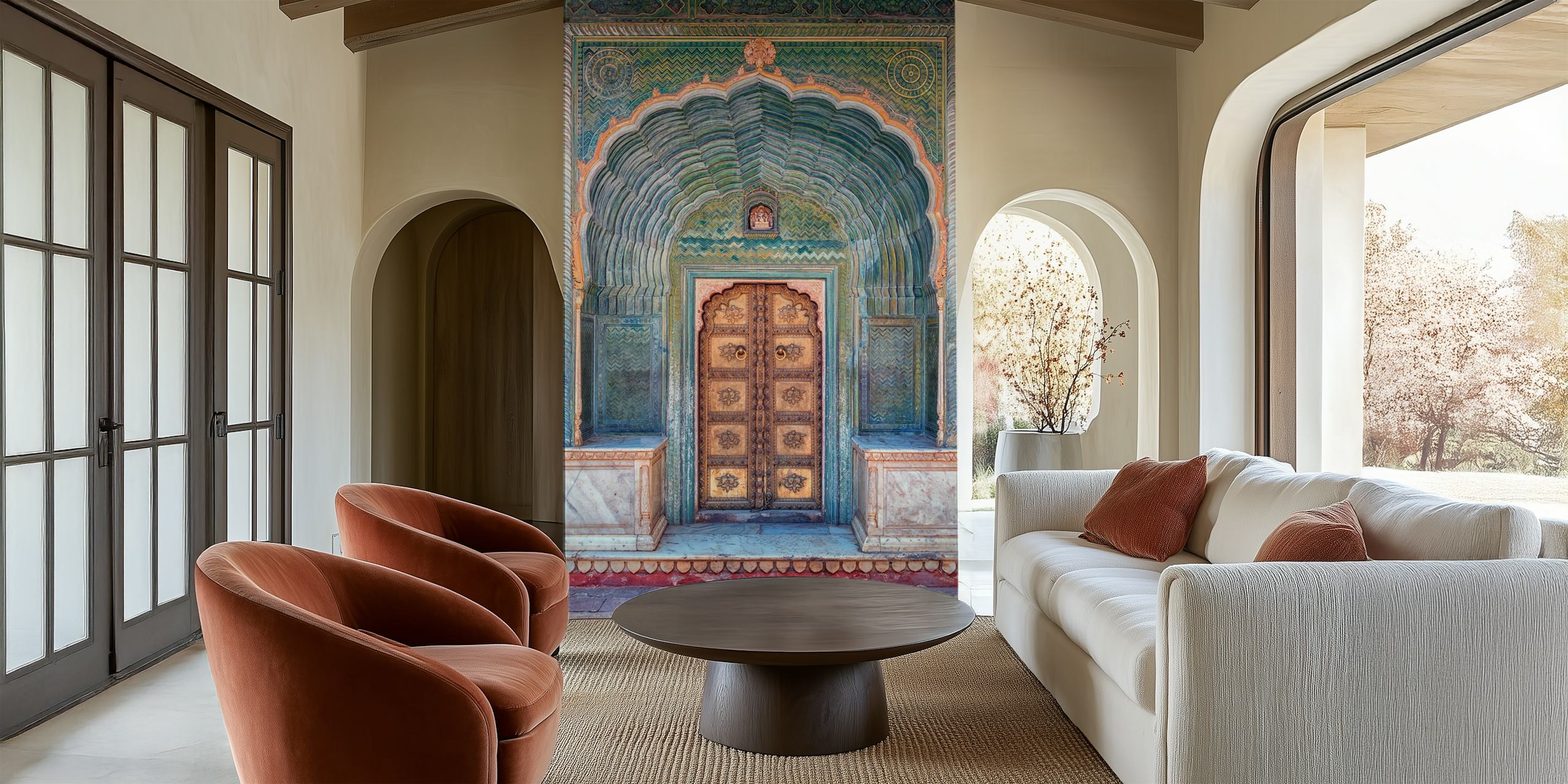 Arhitektonska tapeta City Palace u sobi