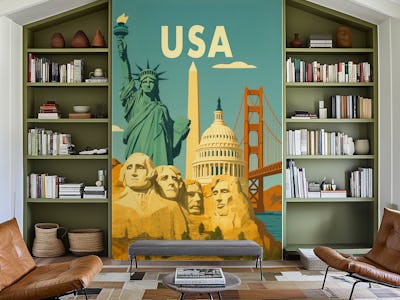 American Landmark Collage