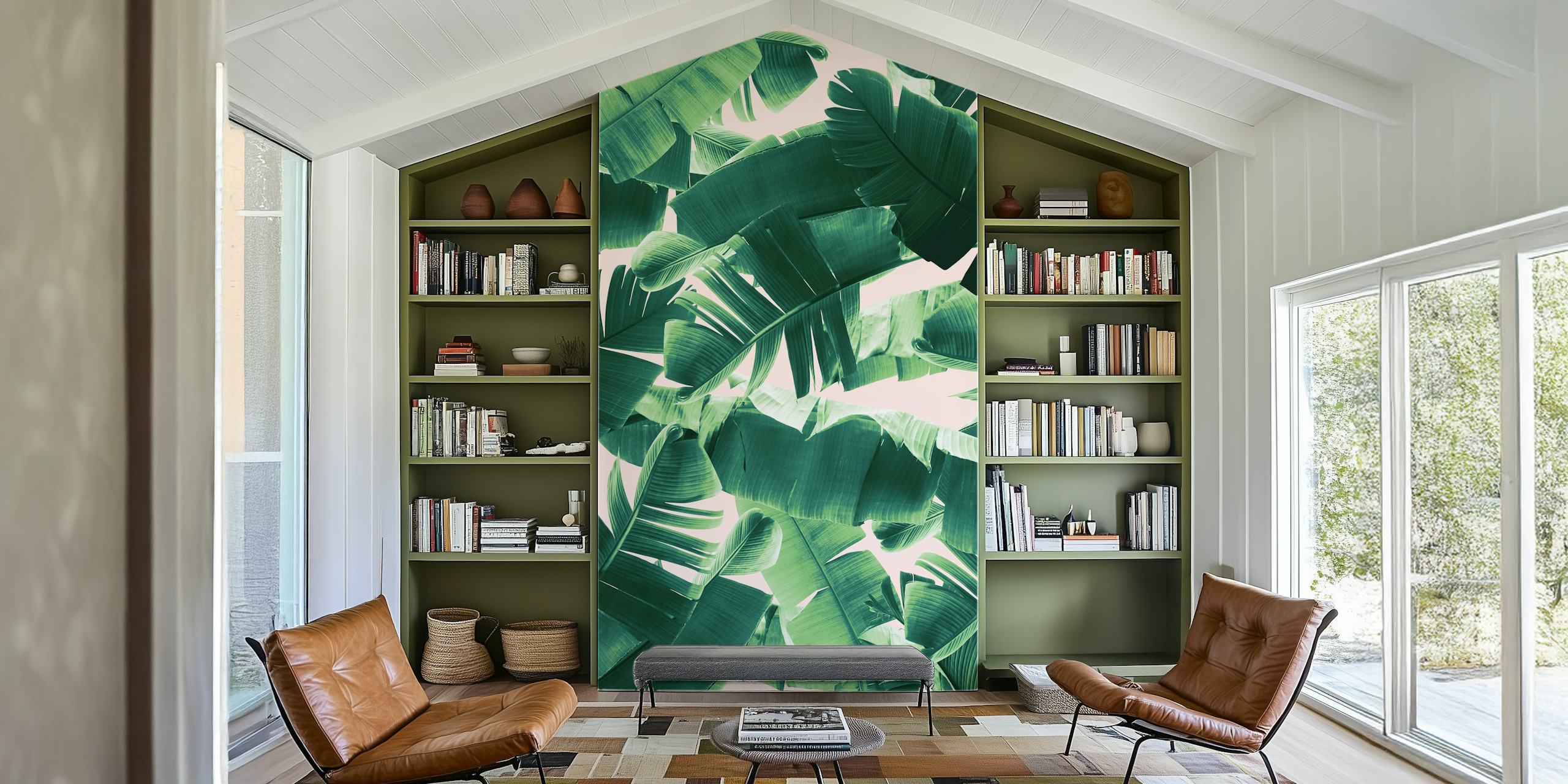 Banana Leaves Summer Jungle 2 design i et rom