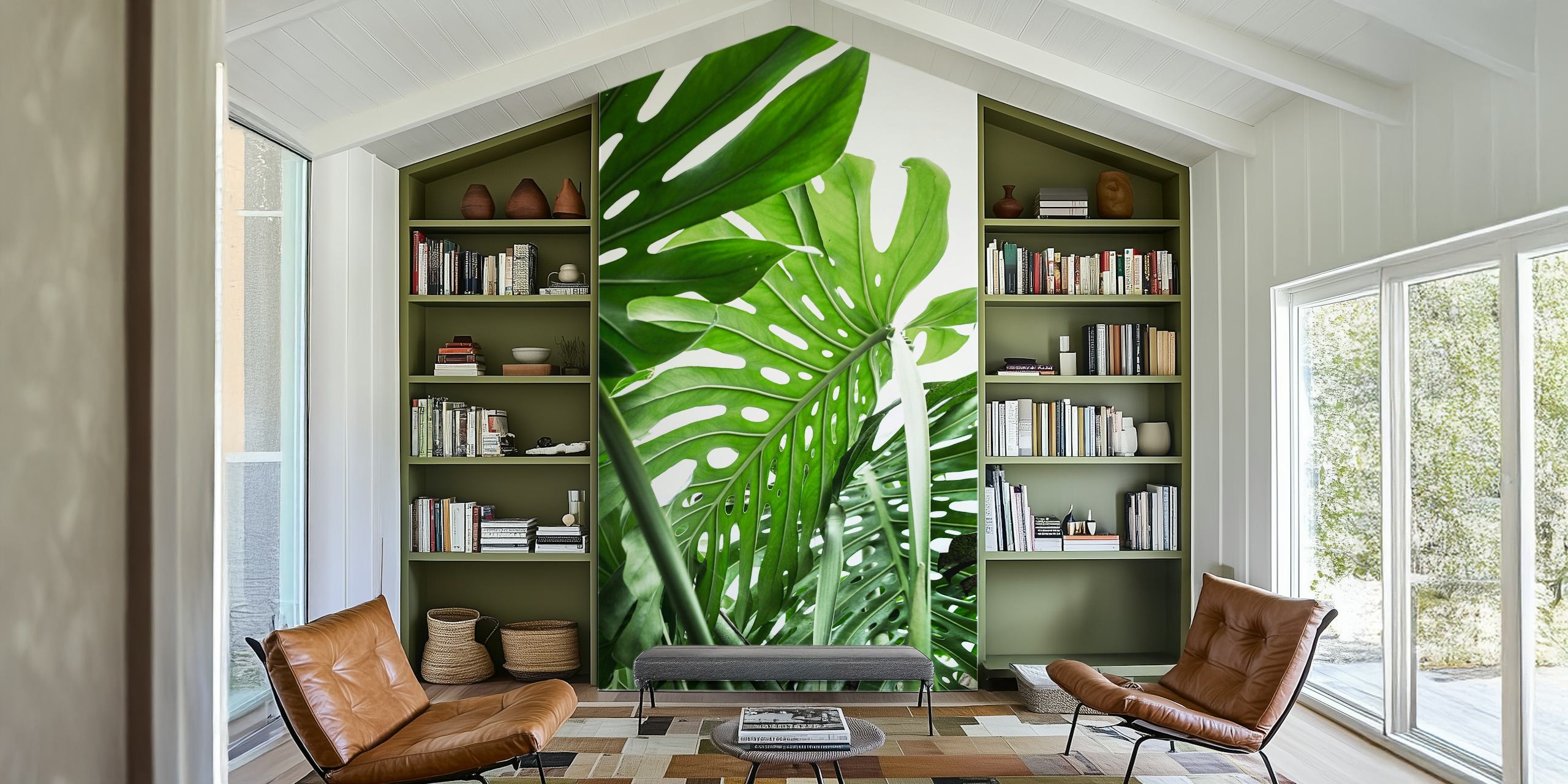 Monstera Jungle tapet i et rom