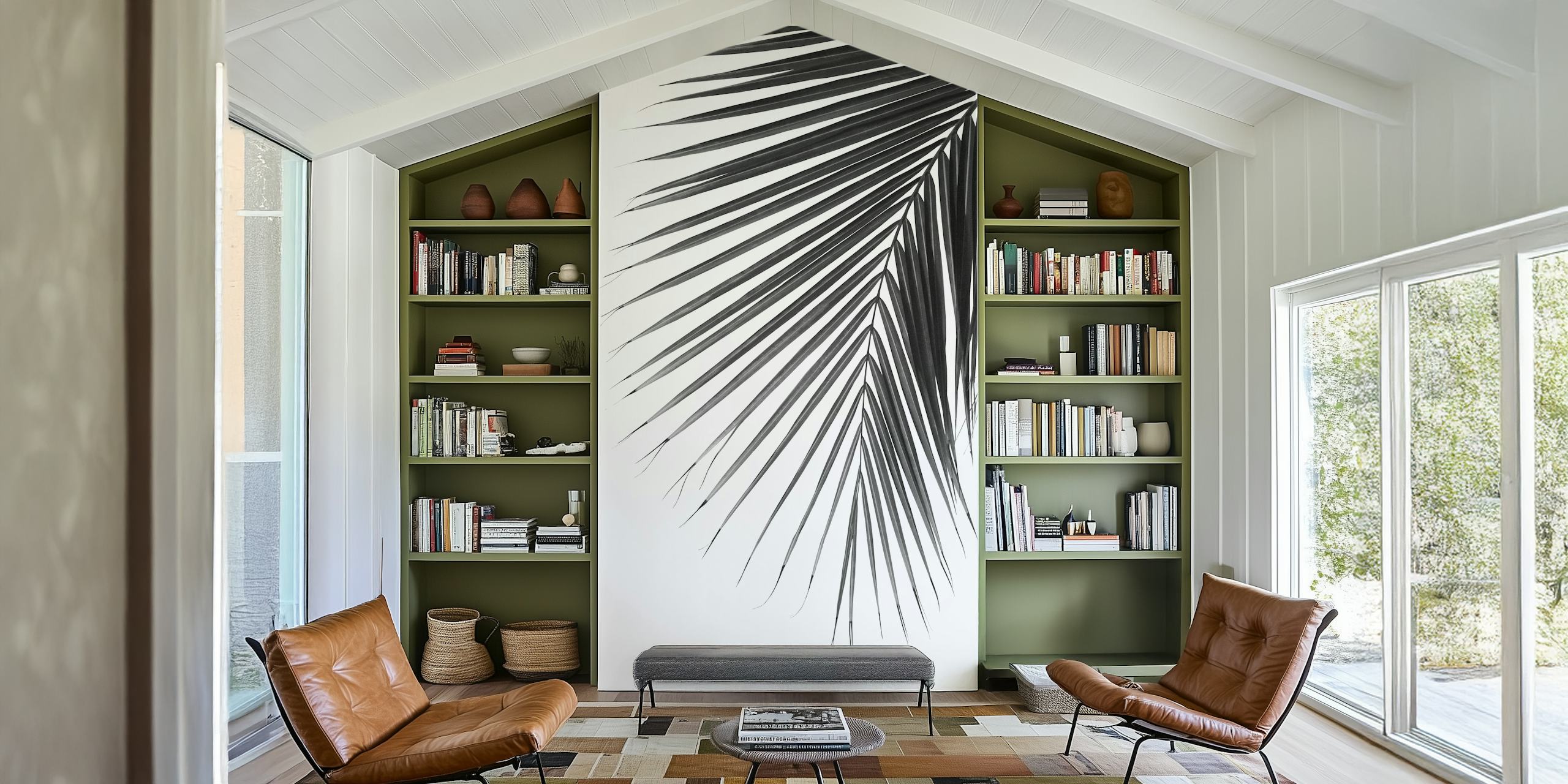 Minimal Palm Leaf Finesse 1 huoneessa