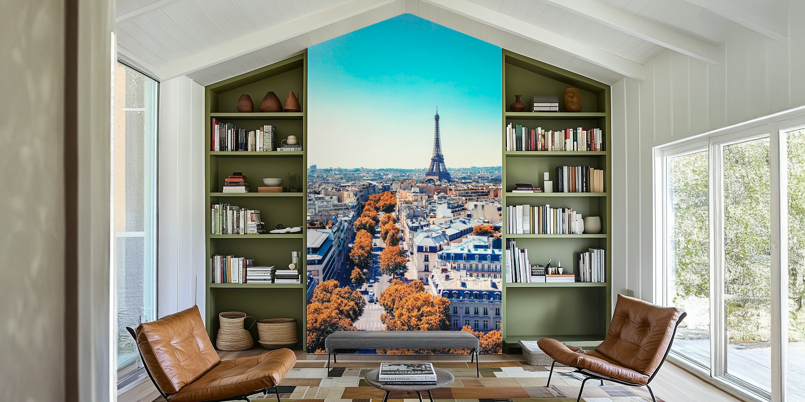 Autumn In Paris Tapete in einem Raum