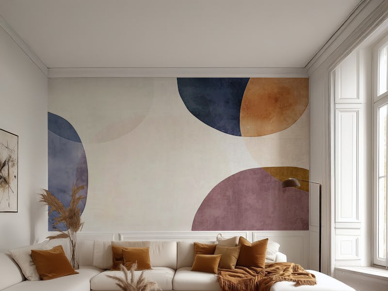 Modern Watercolor Shape Decor