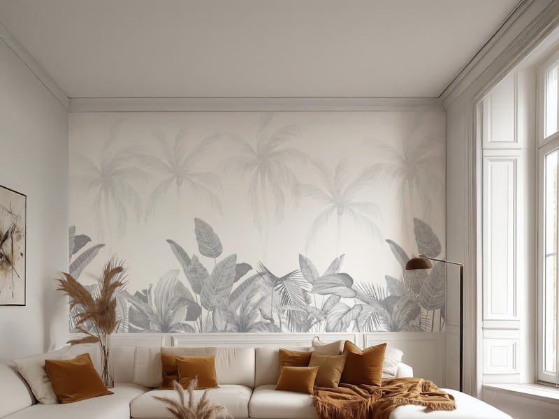 Graceful Palm Leaf Art