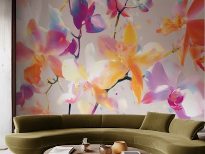 Colorful Floral Symphony - Hawaiian Abstract