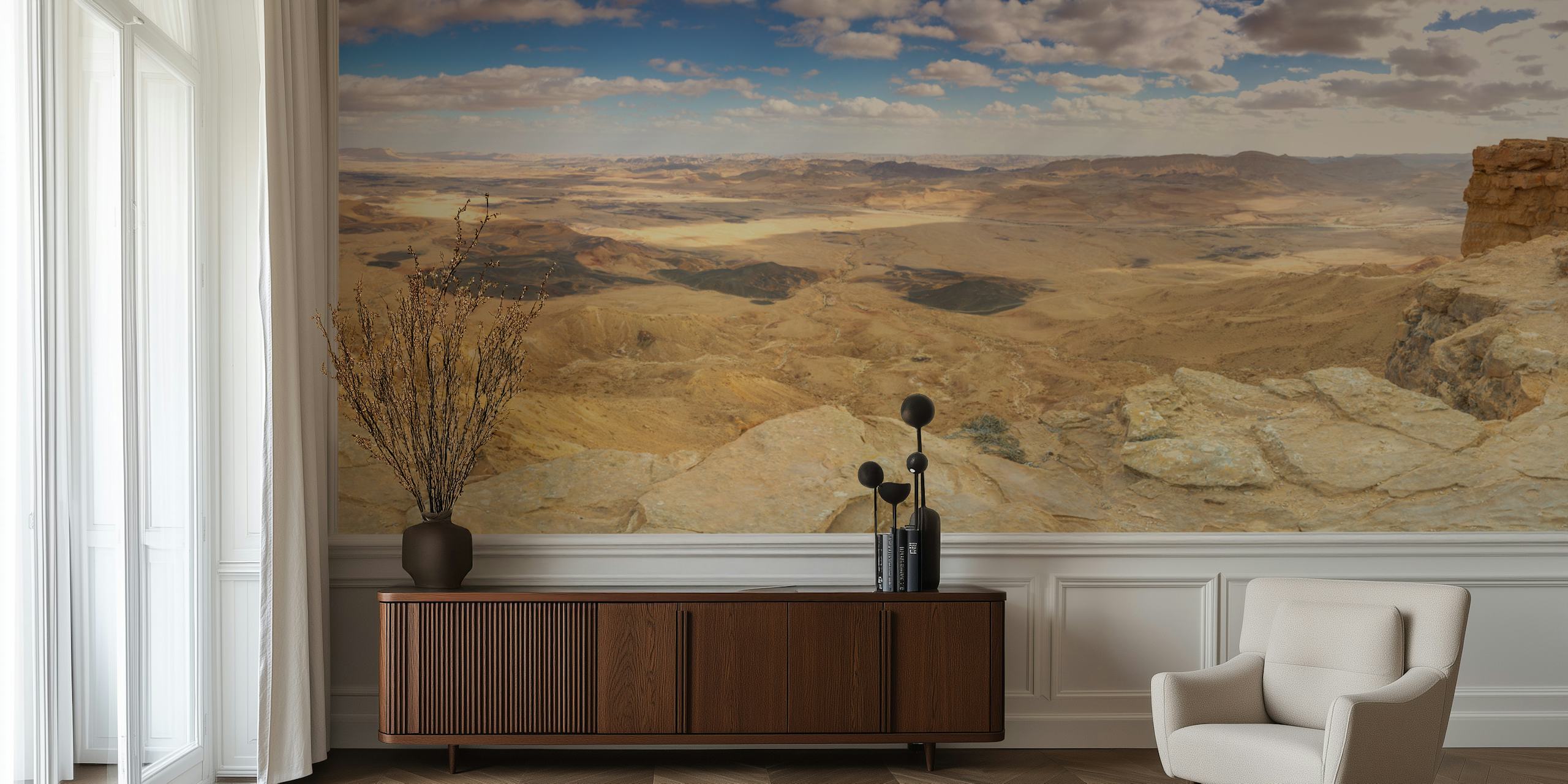 Endless Desert Beauty wallpaper in room setting