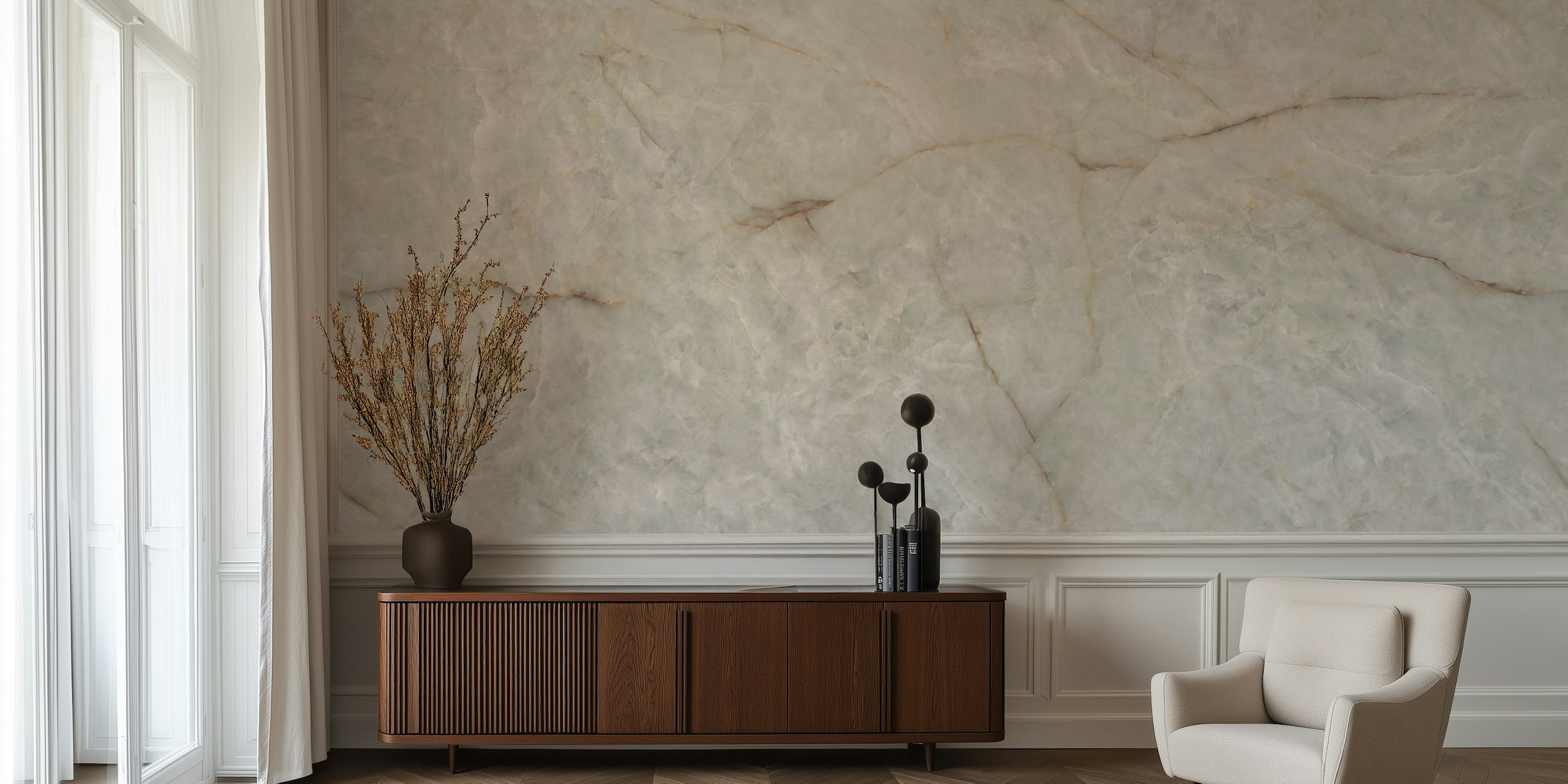Natural stone tapete