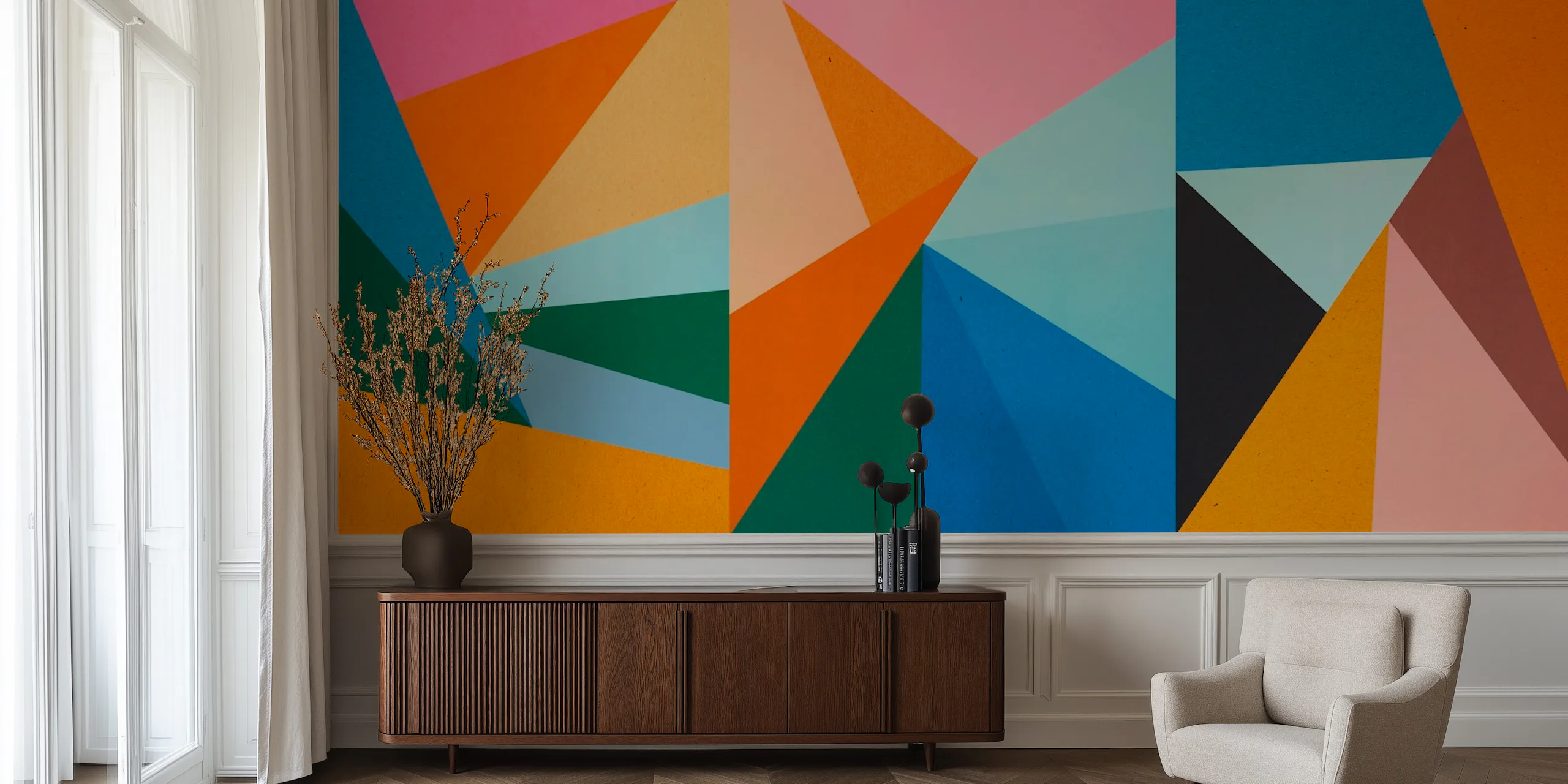 Colorful pattern wallpaper - happywall.com