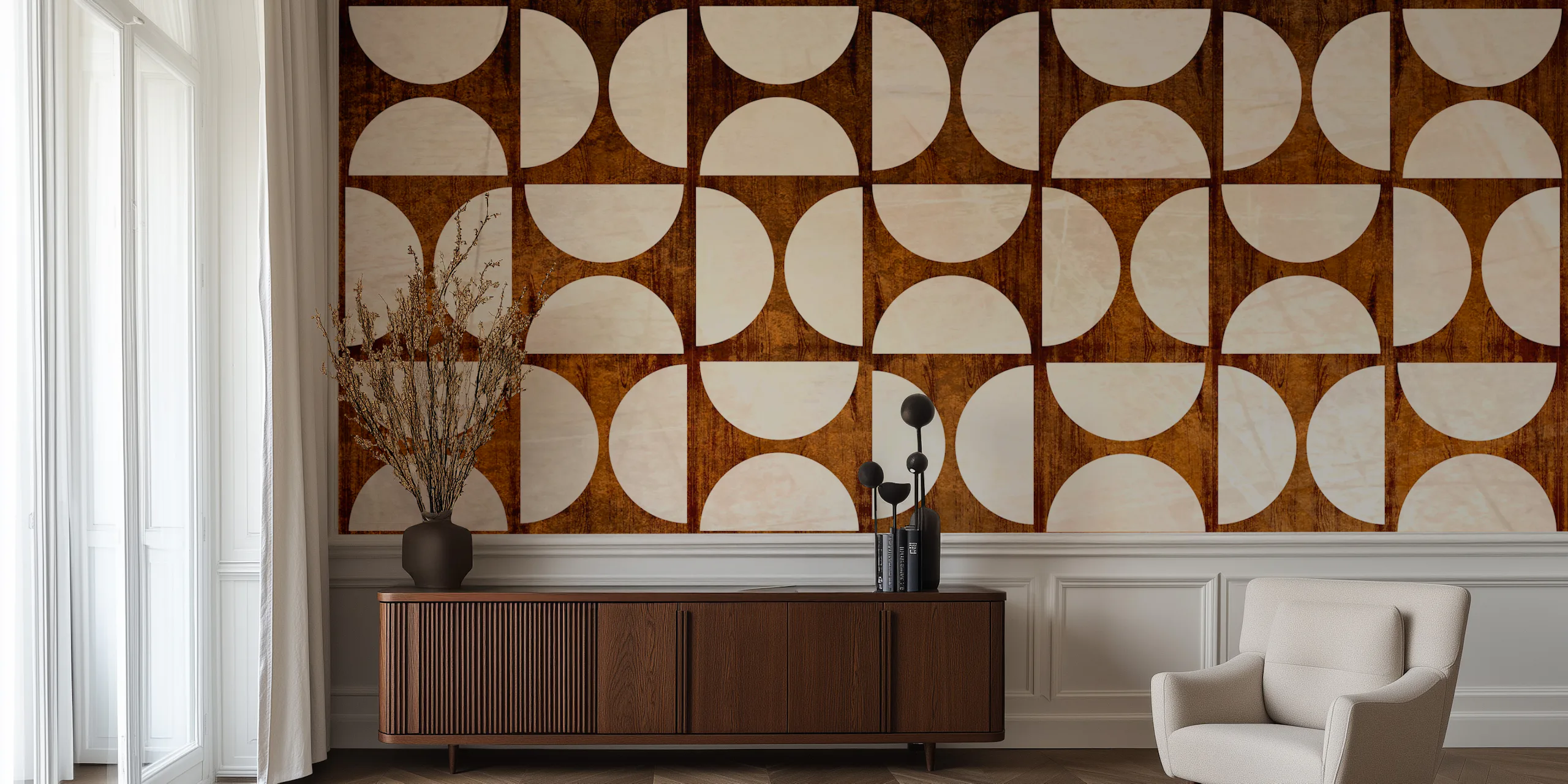 Stunning Mid Century To Rustic Style Decor image