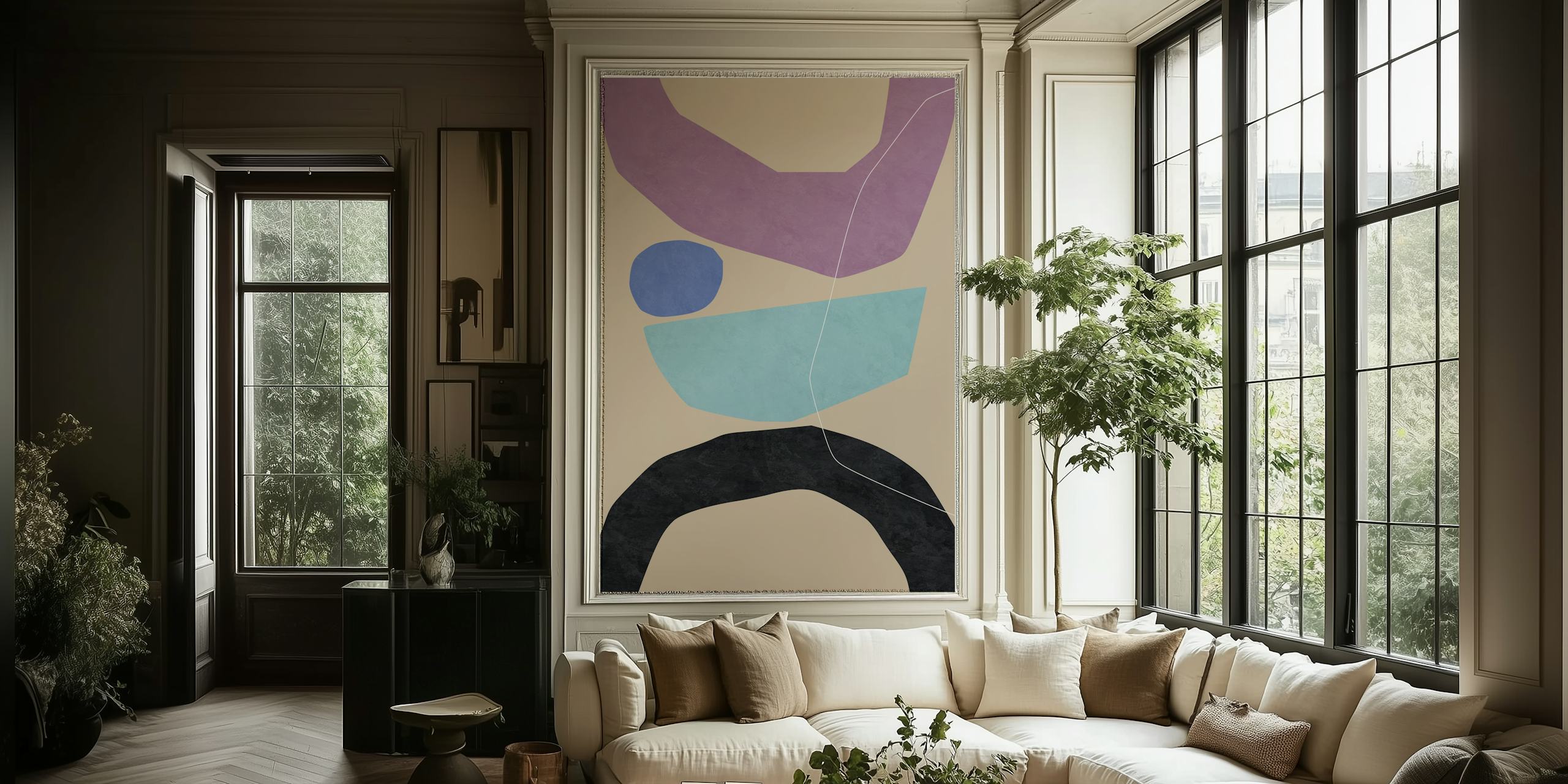 Minimal Concept wallpaper in a room