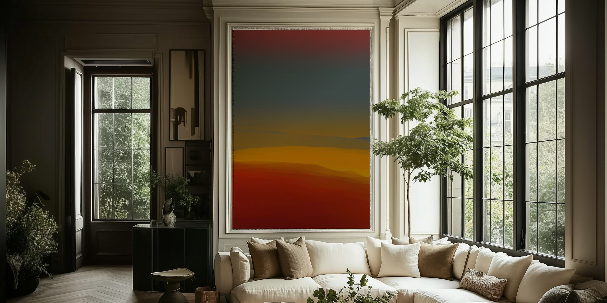 Serene Evening wallpaper in a room