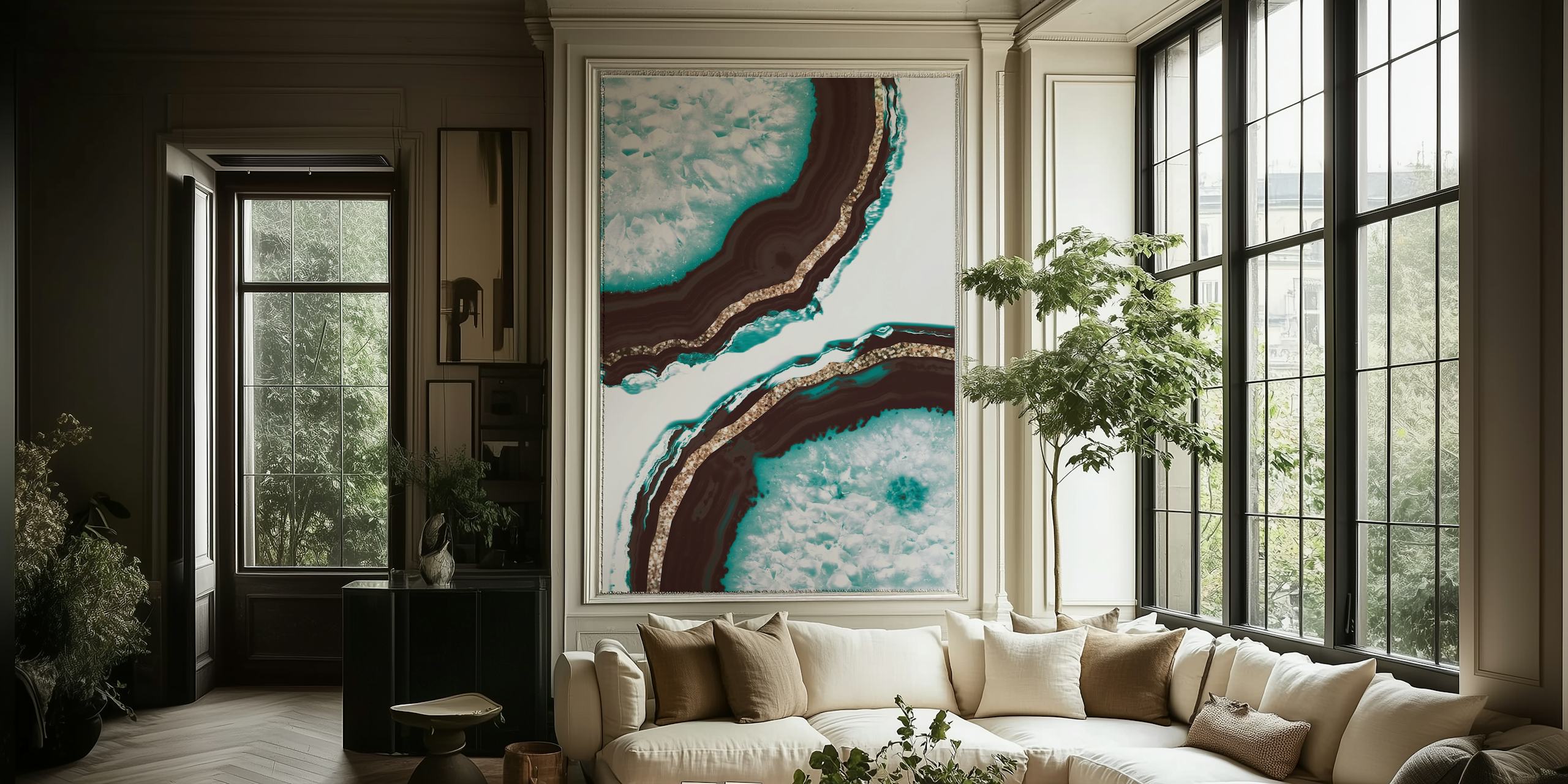 Agate Glitter Glam 18 wallpaper in a room