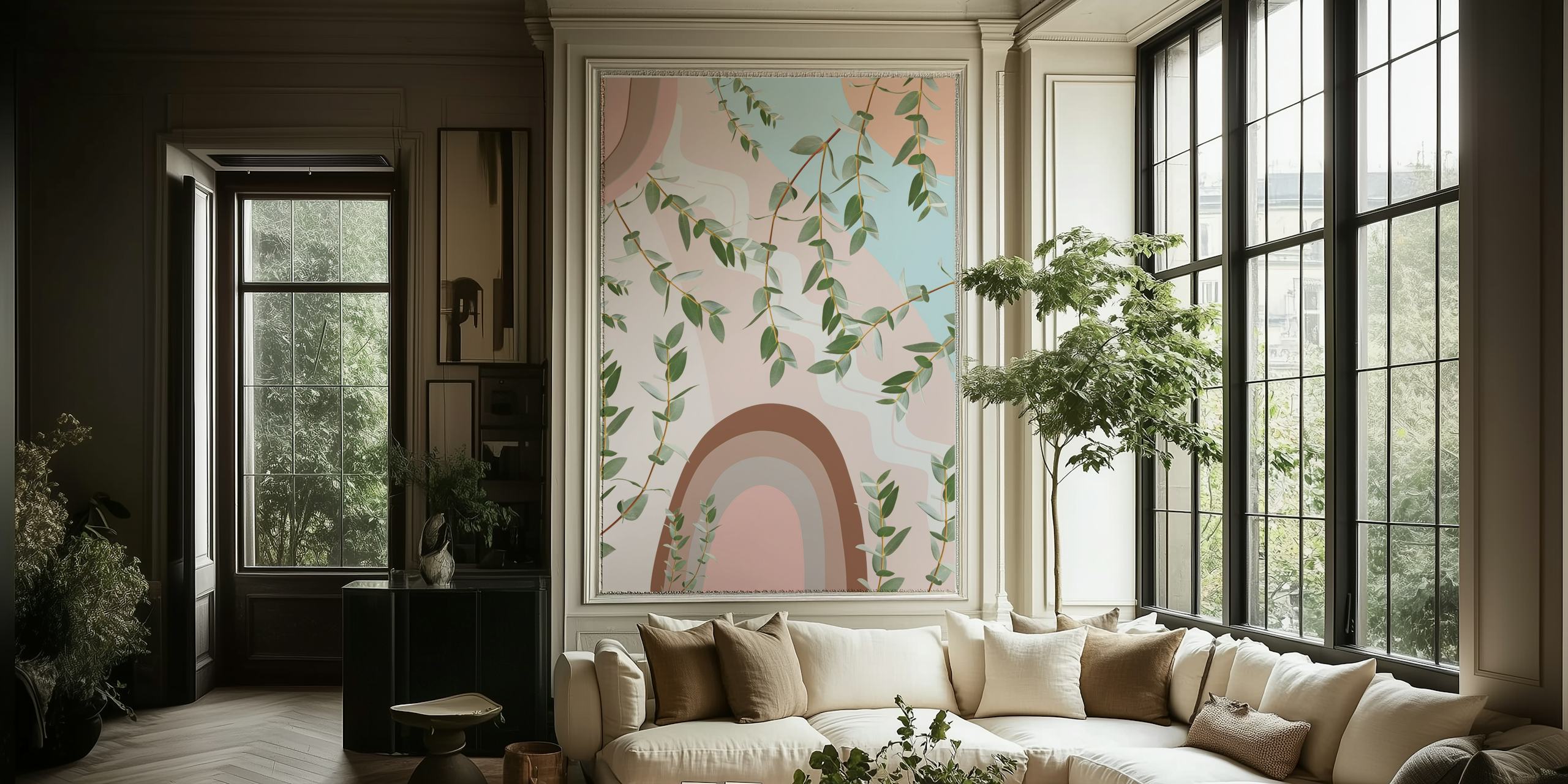 Eucalyptus Rainbow Dream 1 wallpaper design
