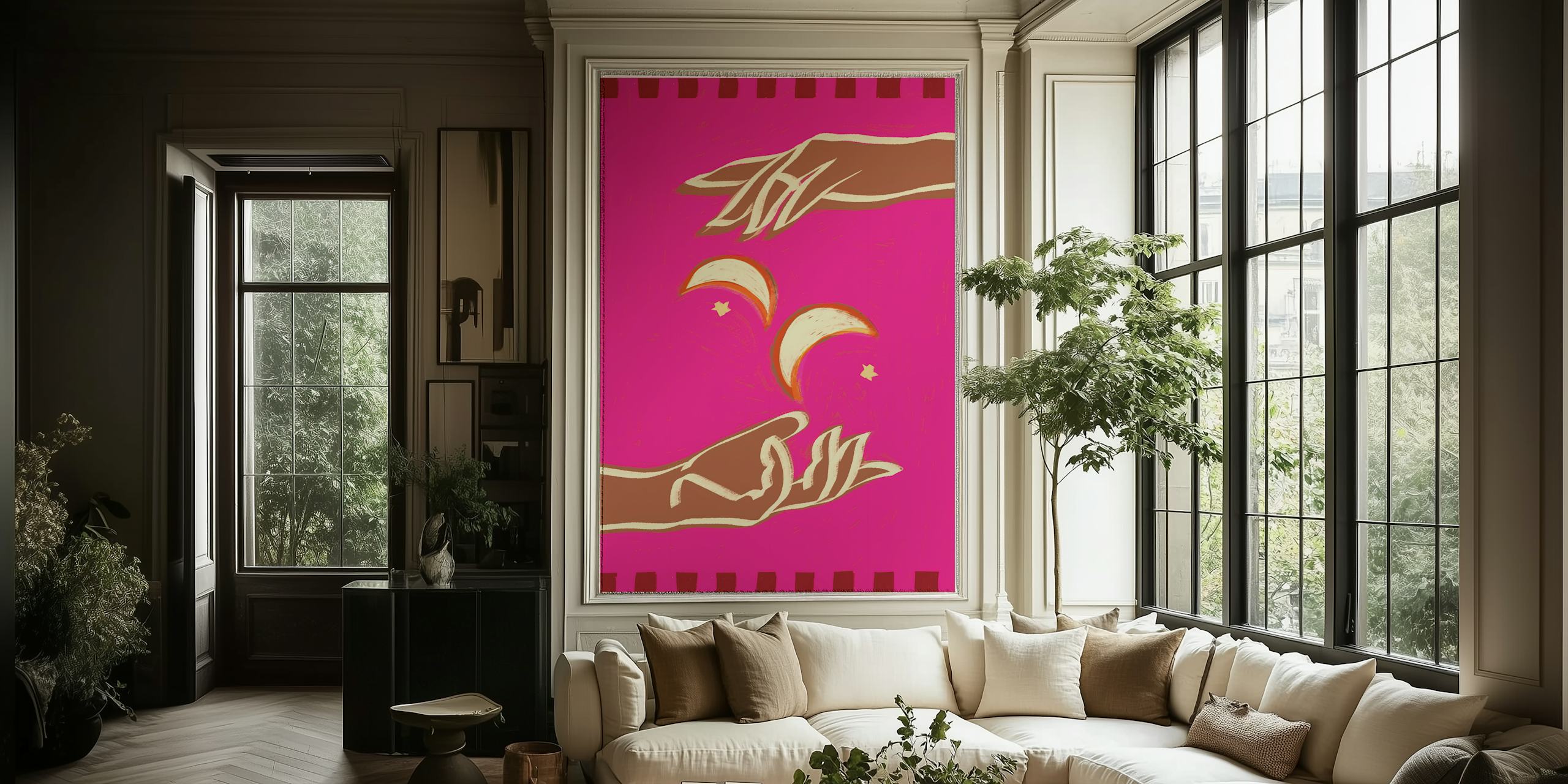Papel pintado Celestial Exchange con lunas