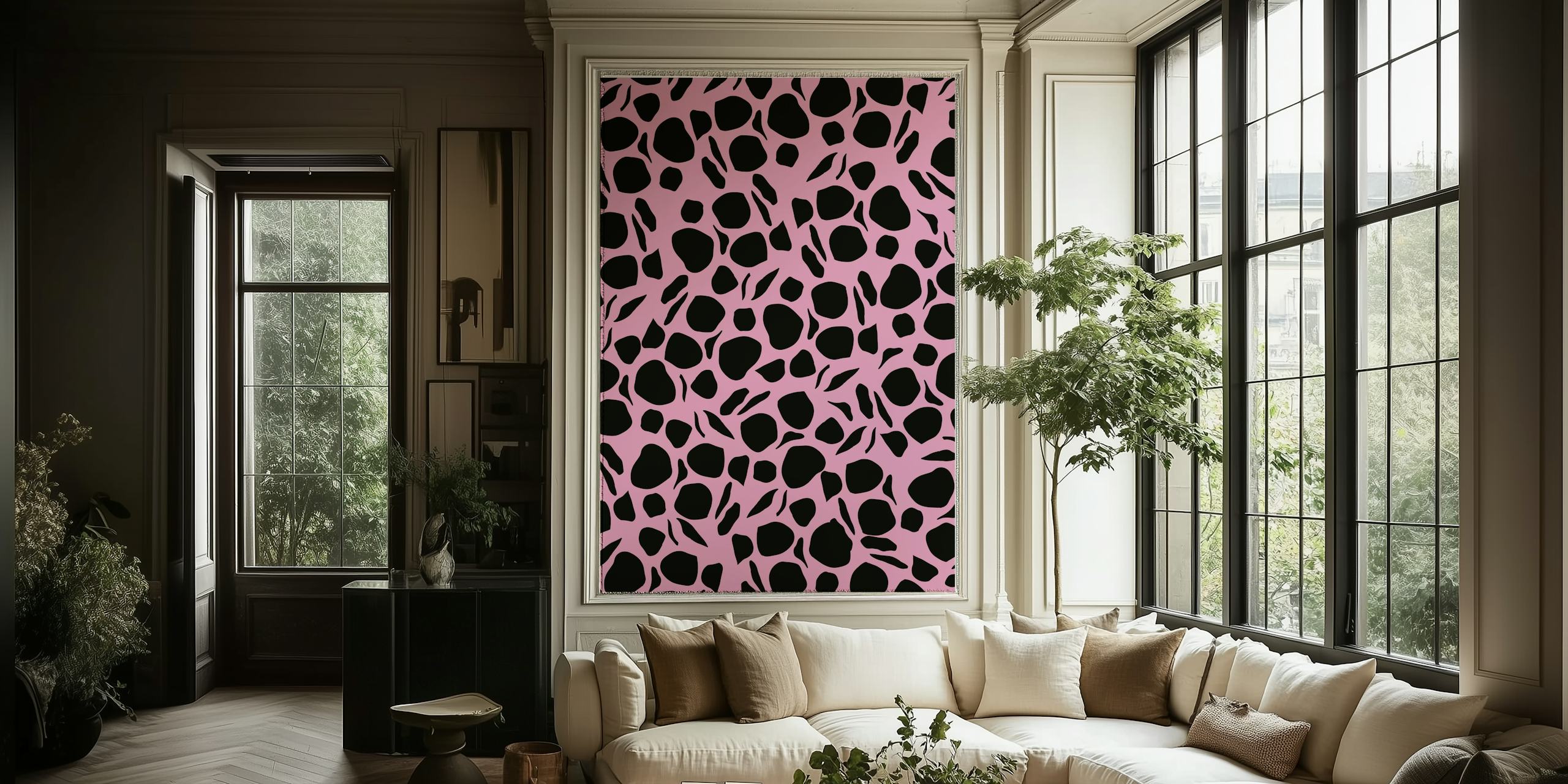 Animal Print Glam 6 wallpaper in a room