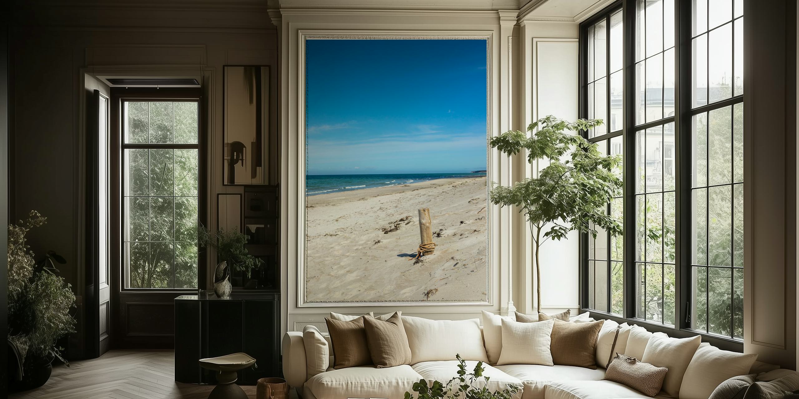 papier peint Baltic Sea At The Beach dans une chambre
