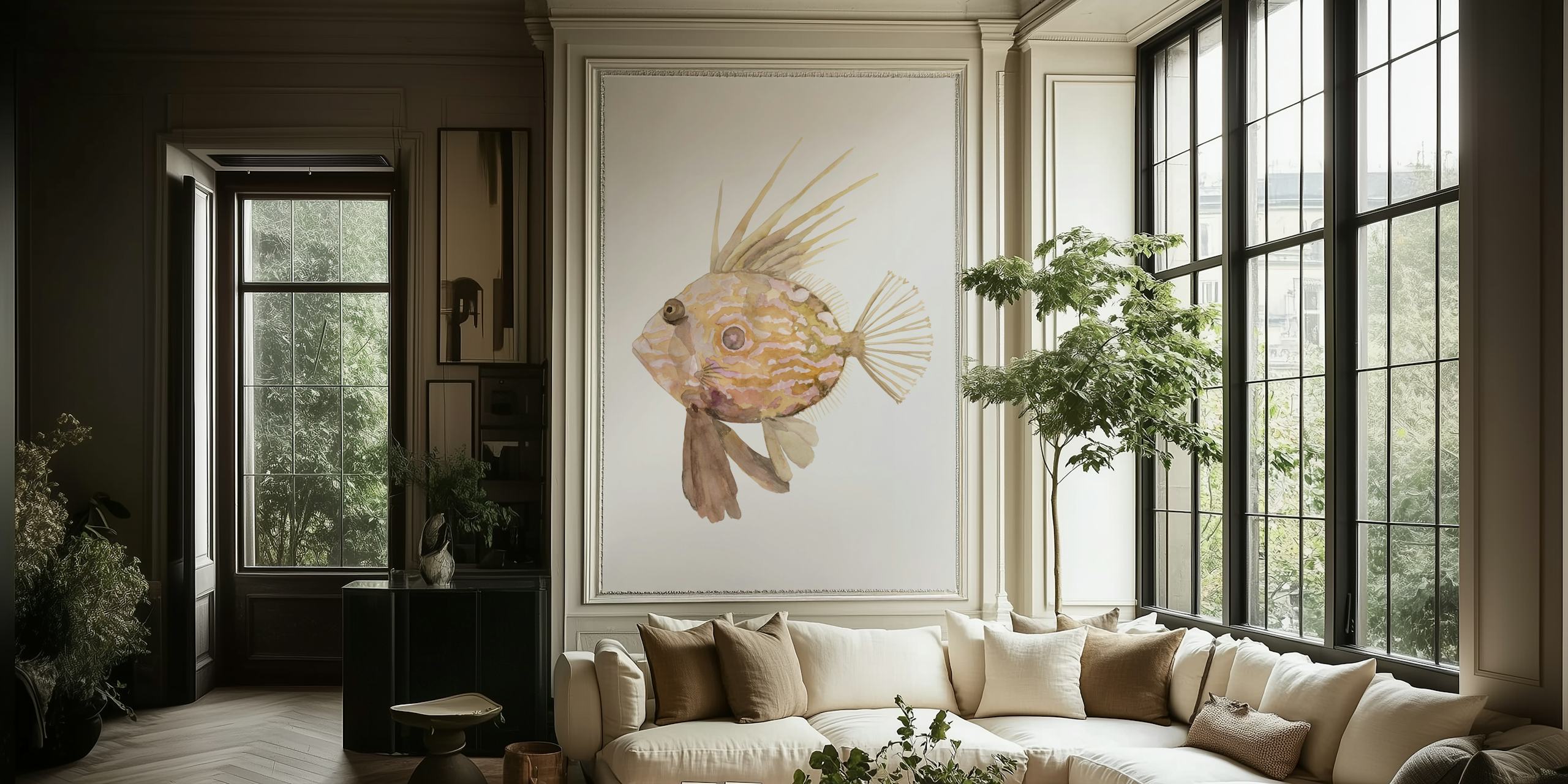 Detaljan pregled zidnog murala John Dory