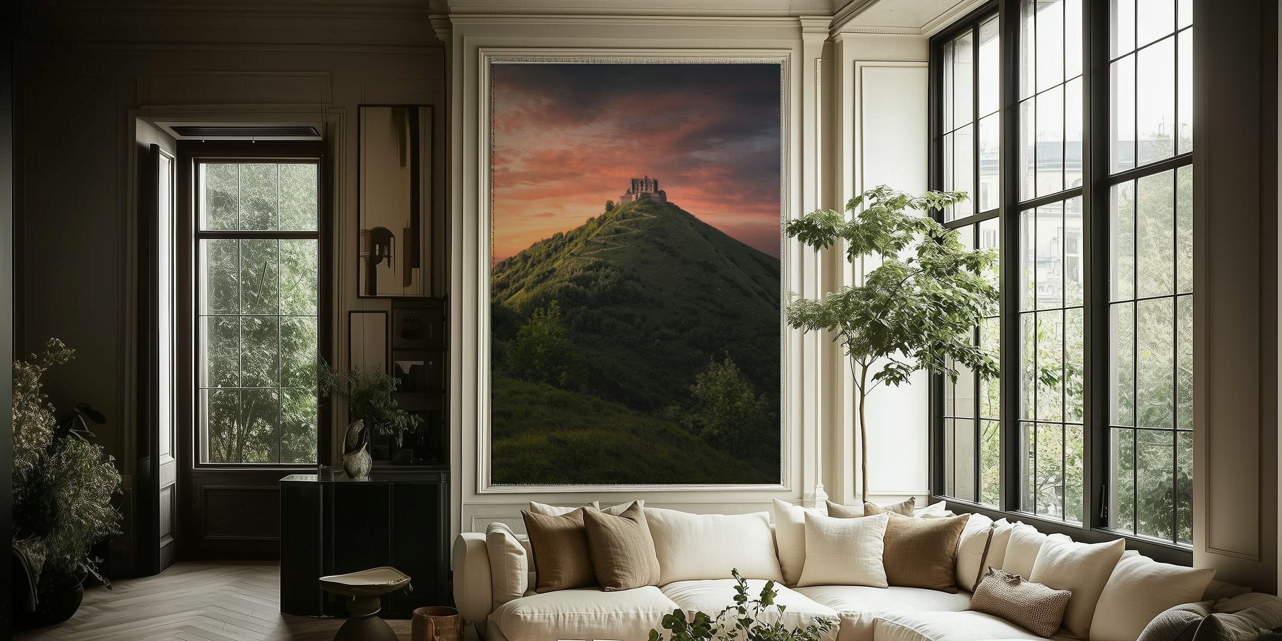 Castle on the hill wandbekleding ontwerp