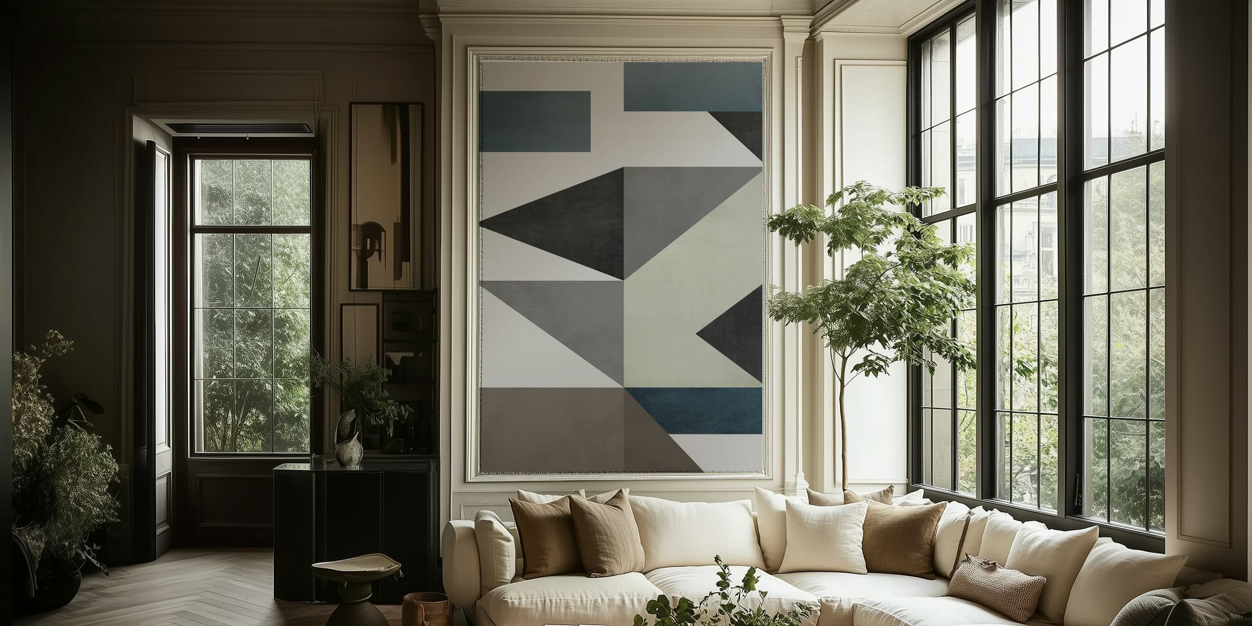 Abstract Composition 1169 in un contesto stanza