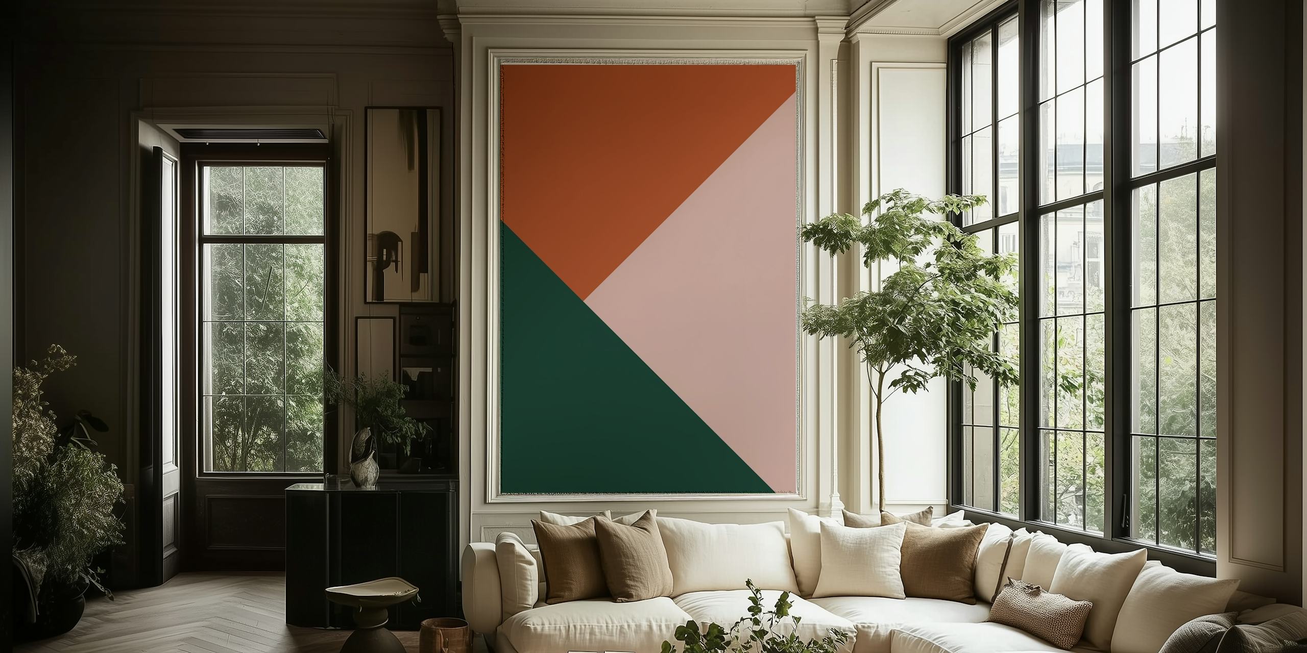 tapeta Geometric Summer Delight 2 u sobi