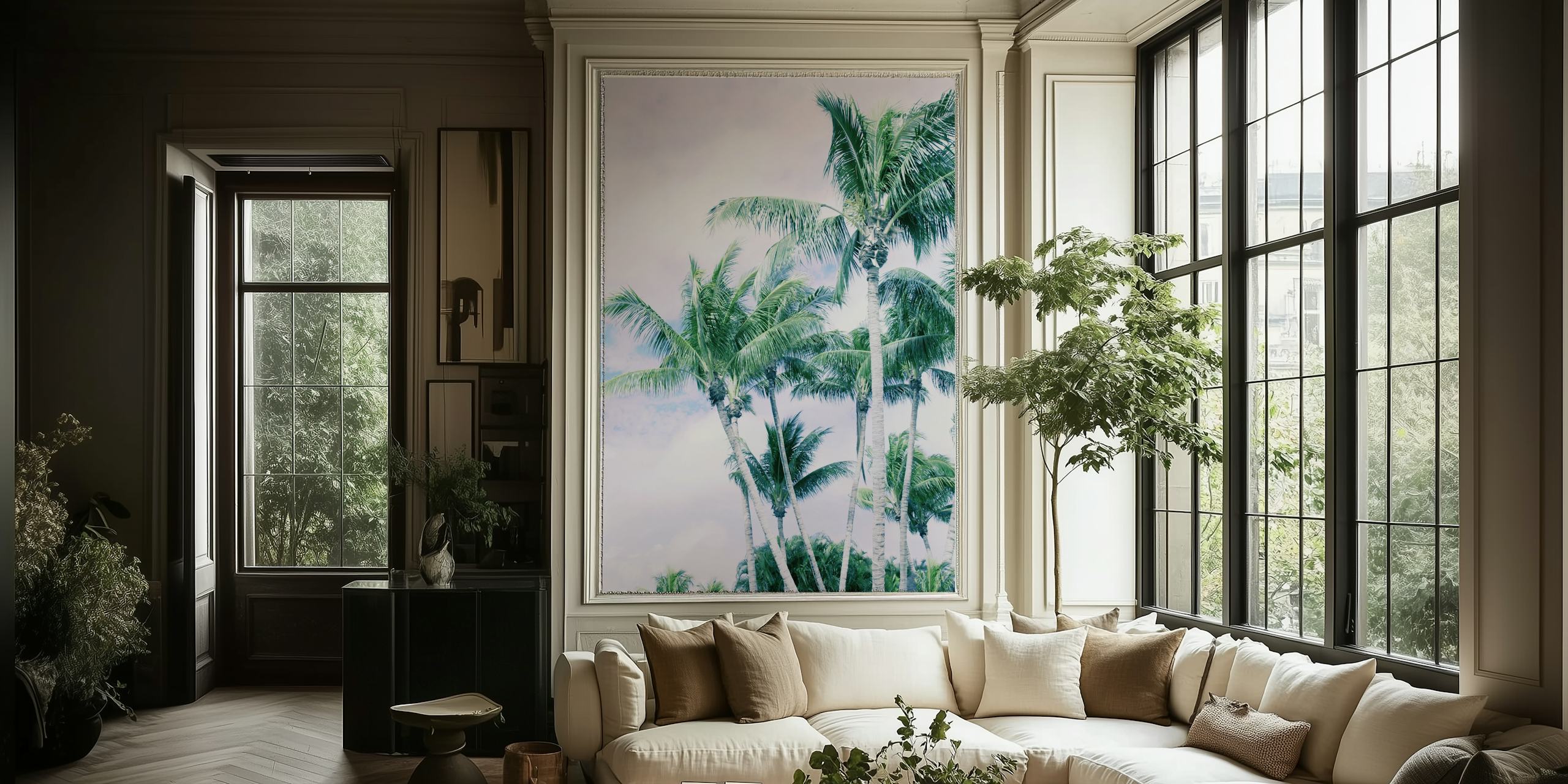 Palm Trees Finesse 3 tapet i ett rum