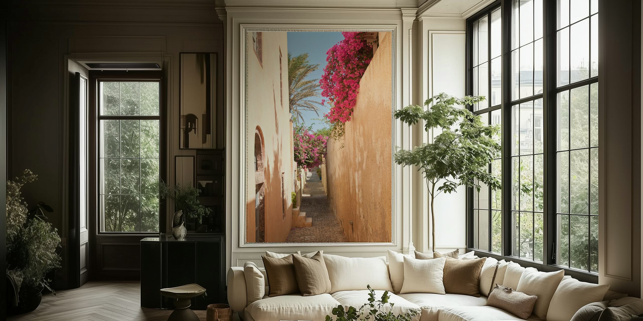 Santorini Alley Bliss 1 med blommor