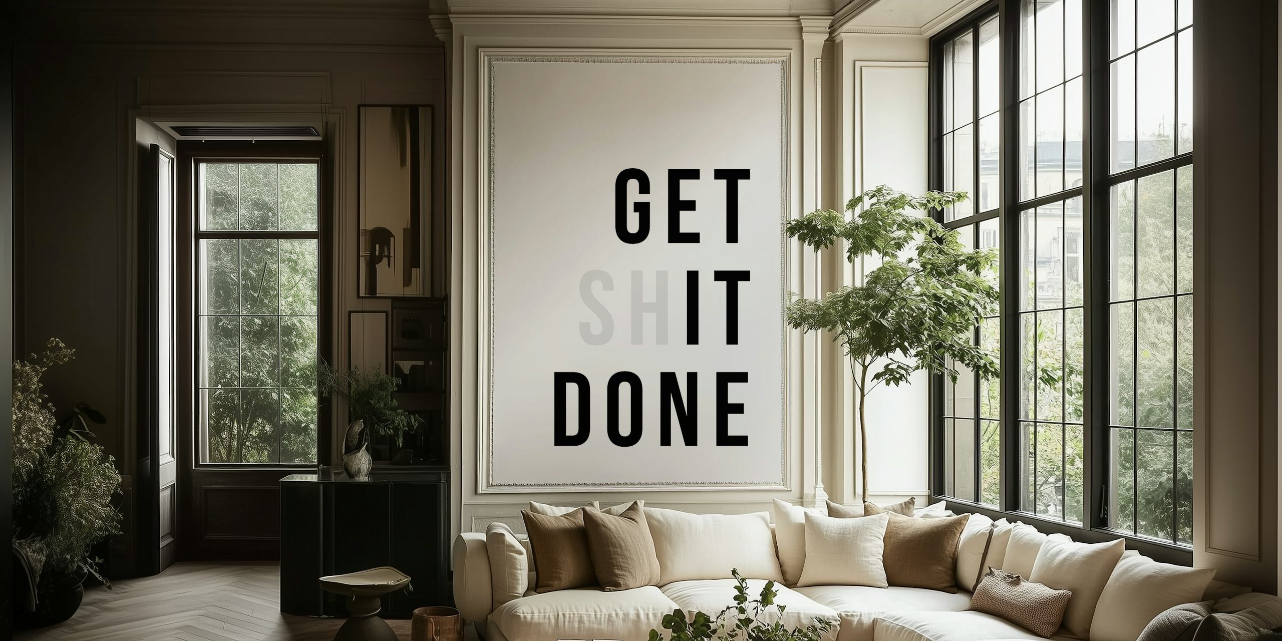 Motiverande Get It Done Tapet