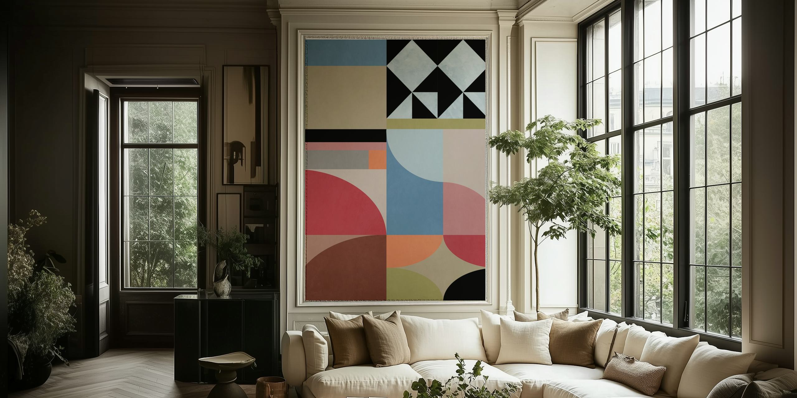 New Building 2 wallpaper in a room