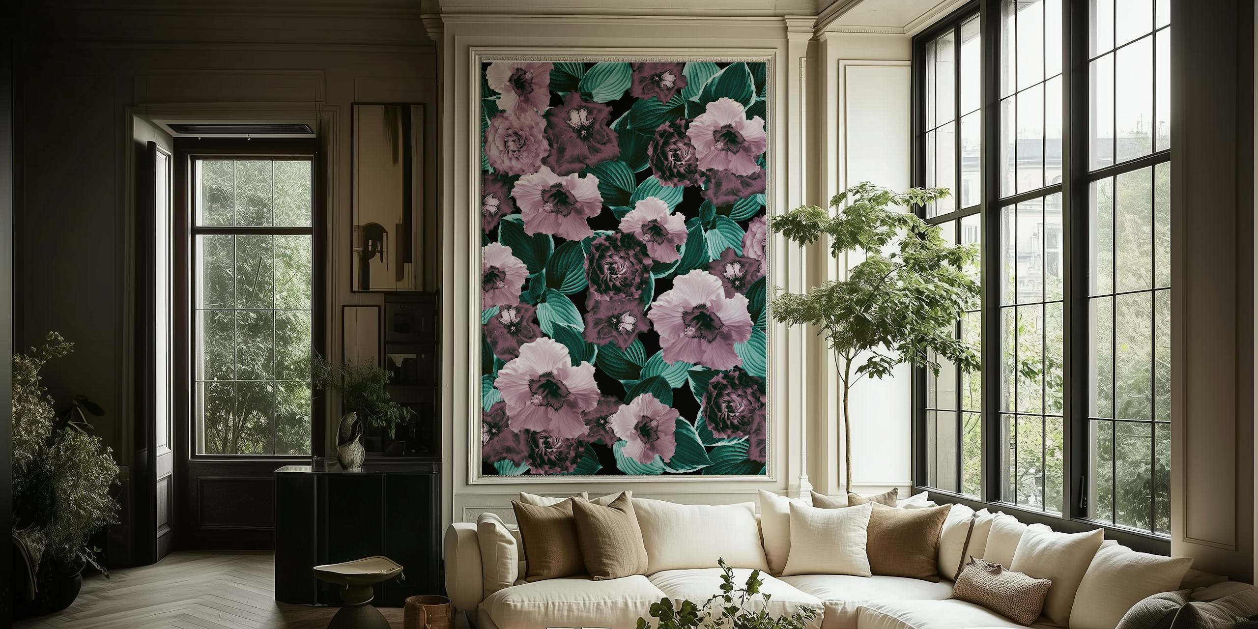 Mauve Floral Garden Glamor 2 u sobi