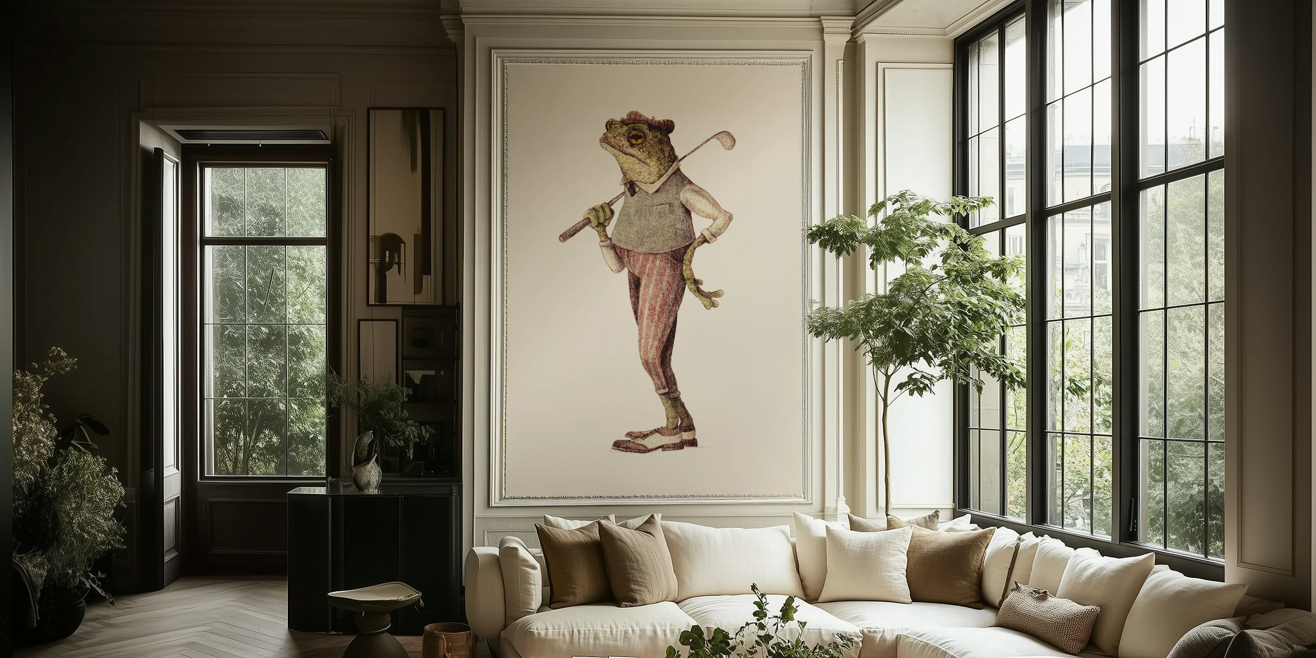 Frog Swing II tapet i et rom