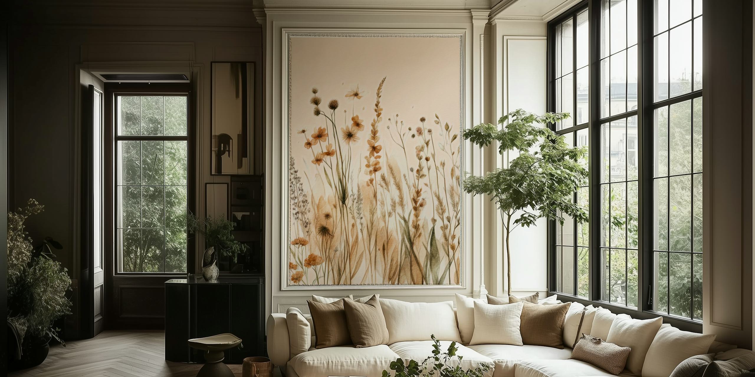 Ταπετσαρία Wildflower Dream σε ένα δωμάτιο