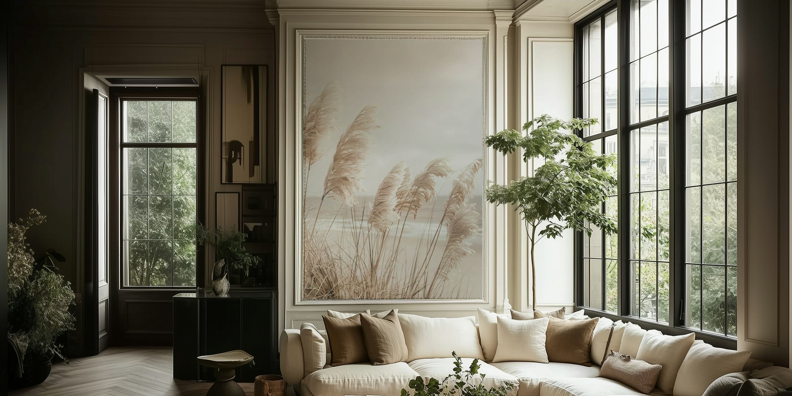 Pampas grass at the beach design