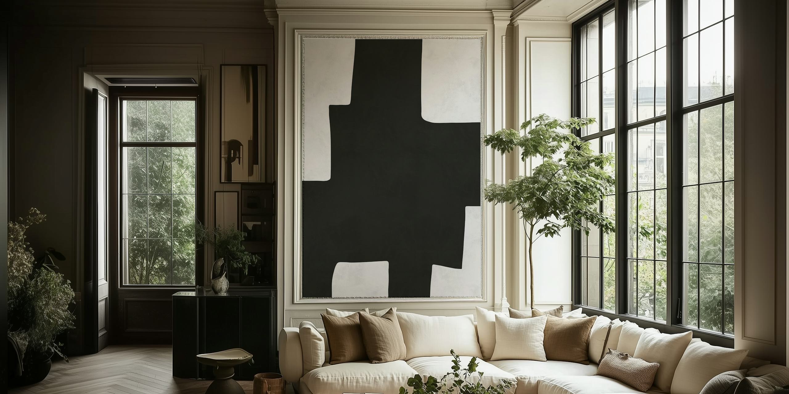 Expressionist modernity tapeta u sobi