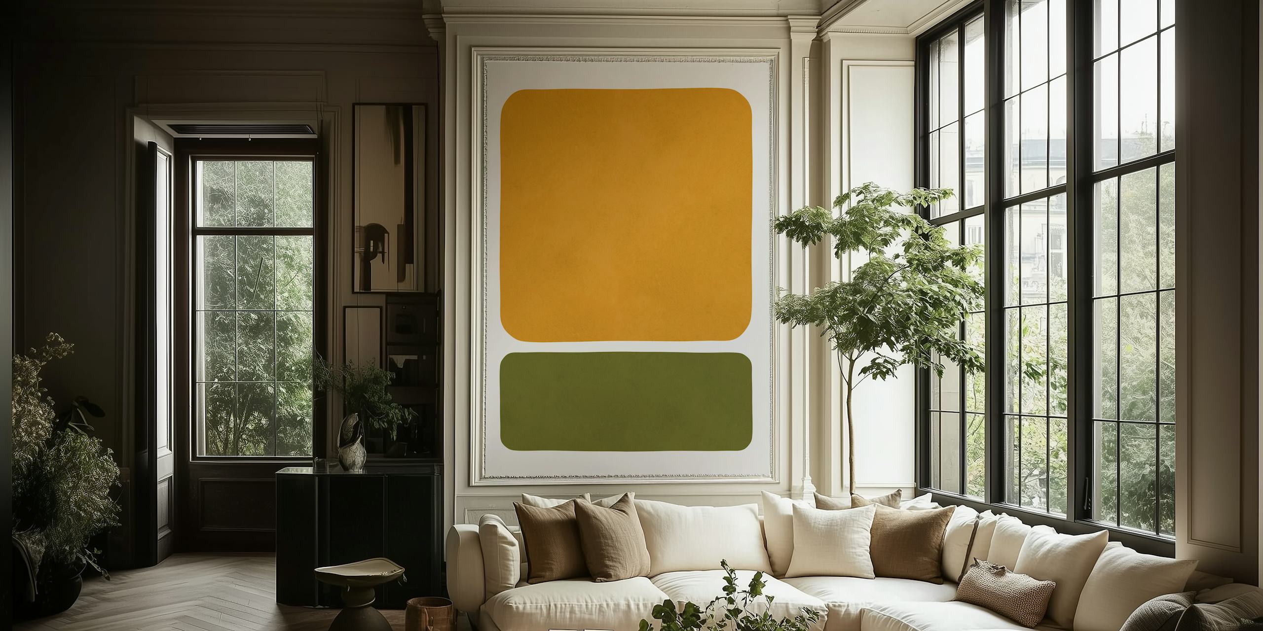 Boho minimalism 20 ταπετσαρία σε ρύθμιση δωματίου