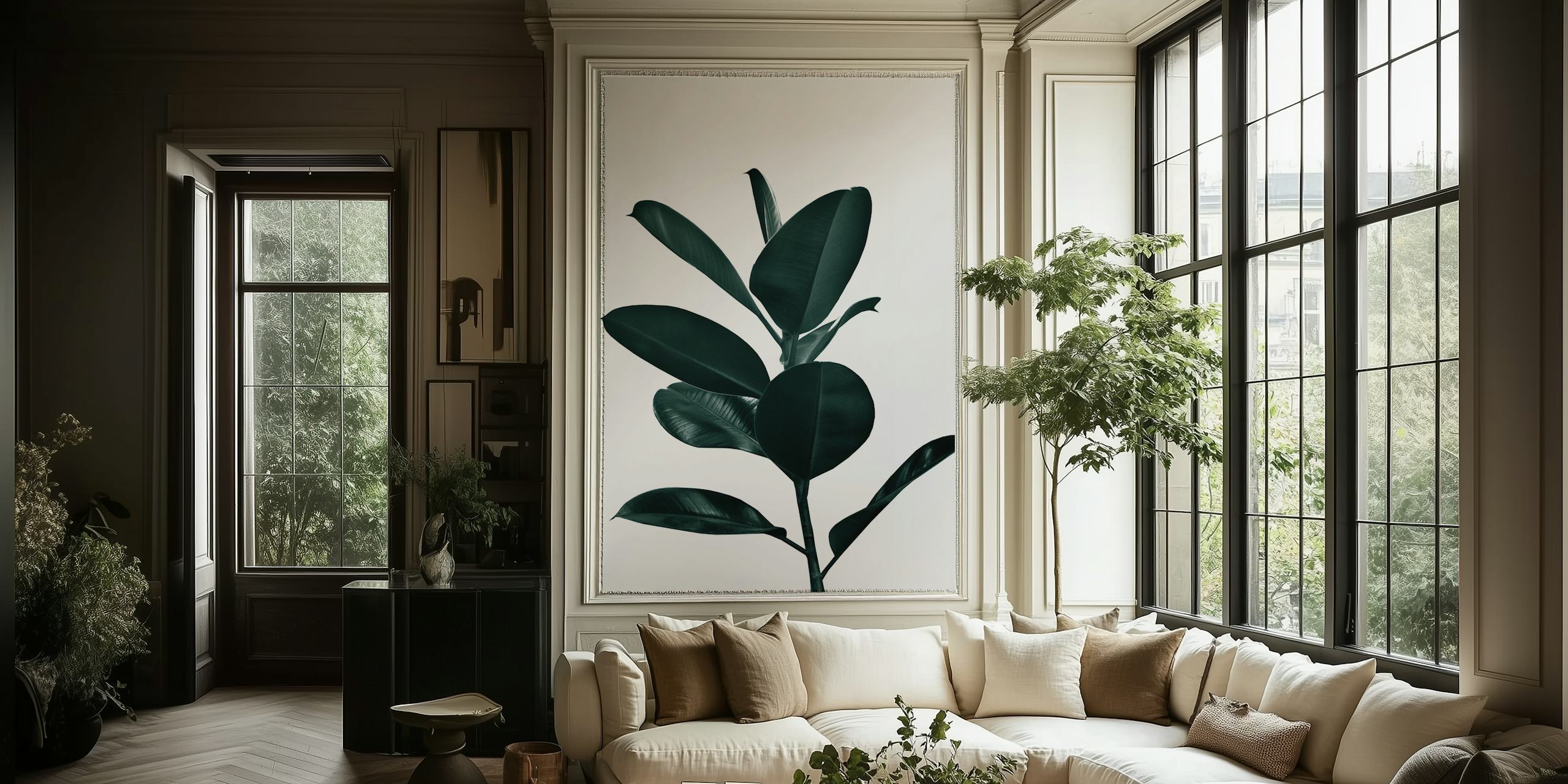 Ficus Finesse 1 tapetdesign i et rum
