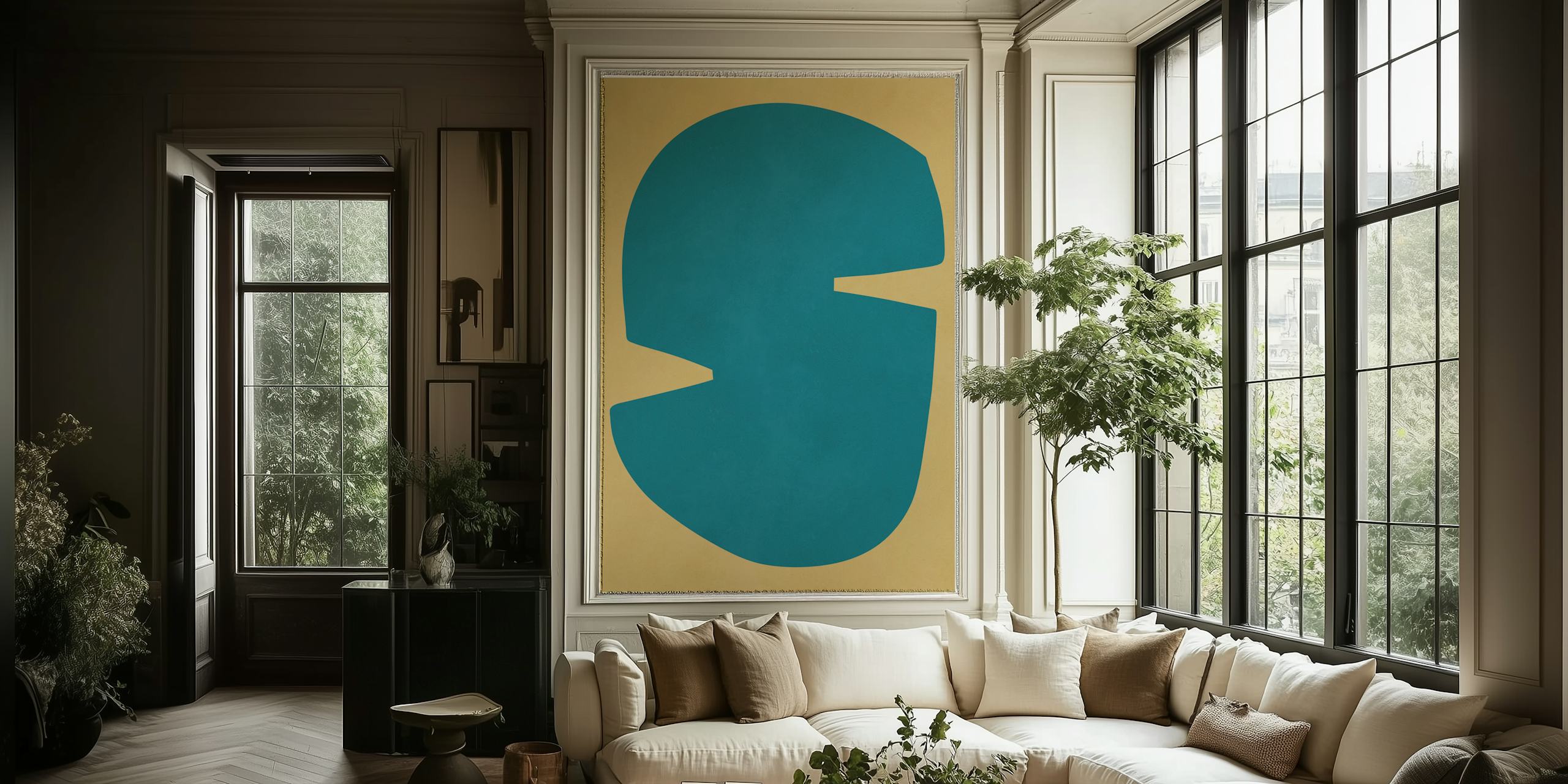 Aqua Elegance Decor σε ένα μοντέρνο δωμάτιο