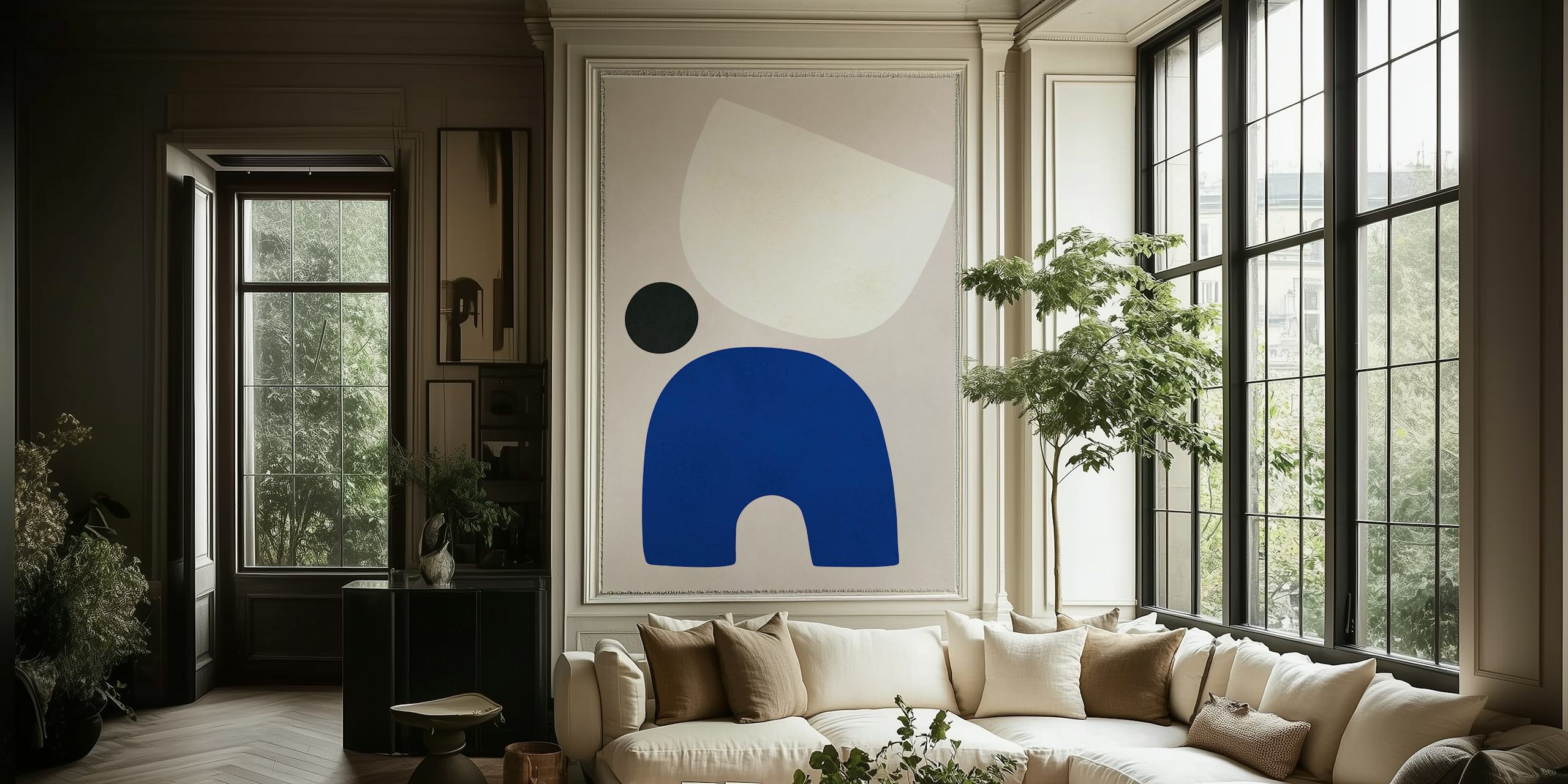 Papel pintado Abstract Geometric Forms en la pared