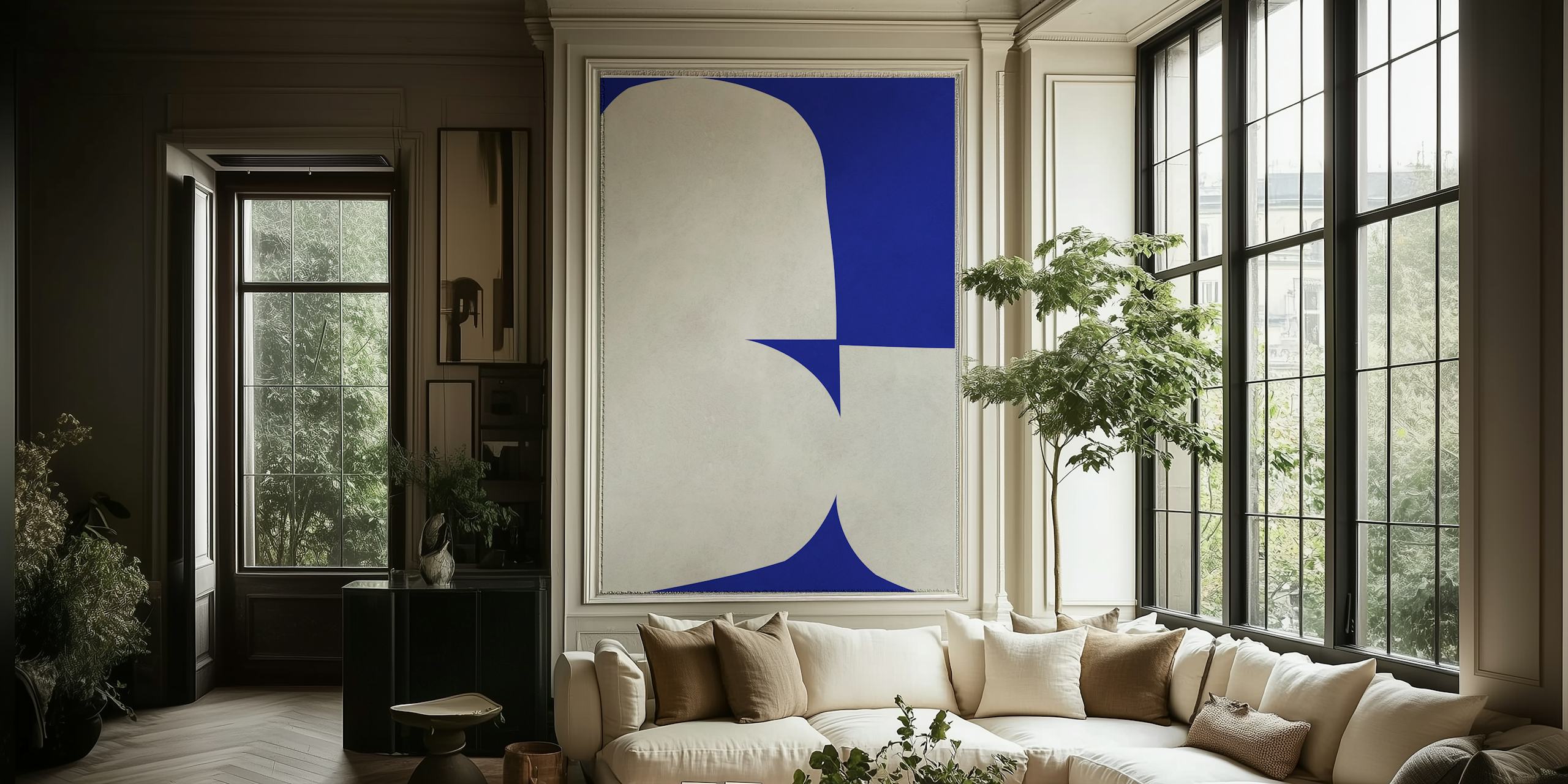 Modern Geometric Charm σε ένα σαλόνι
