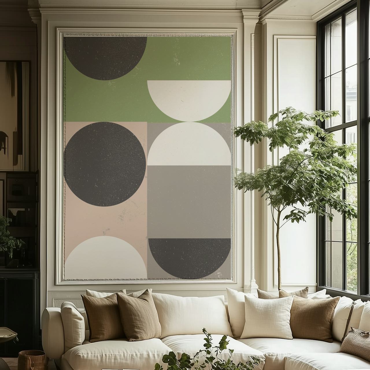 Mid Century Modern Composition behangontwerp