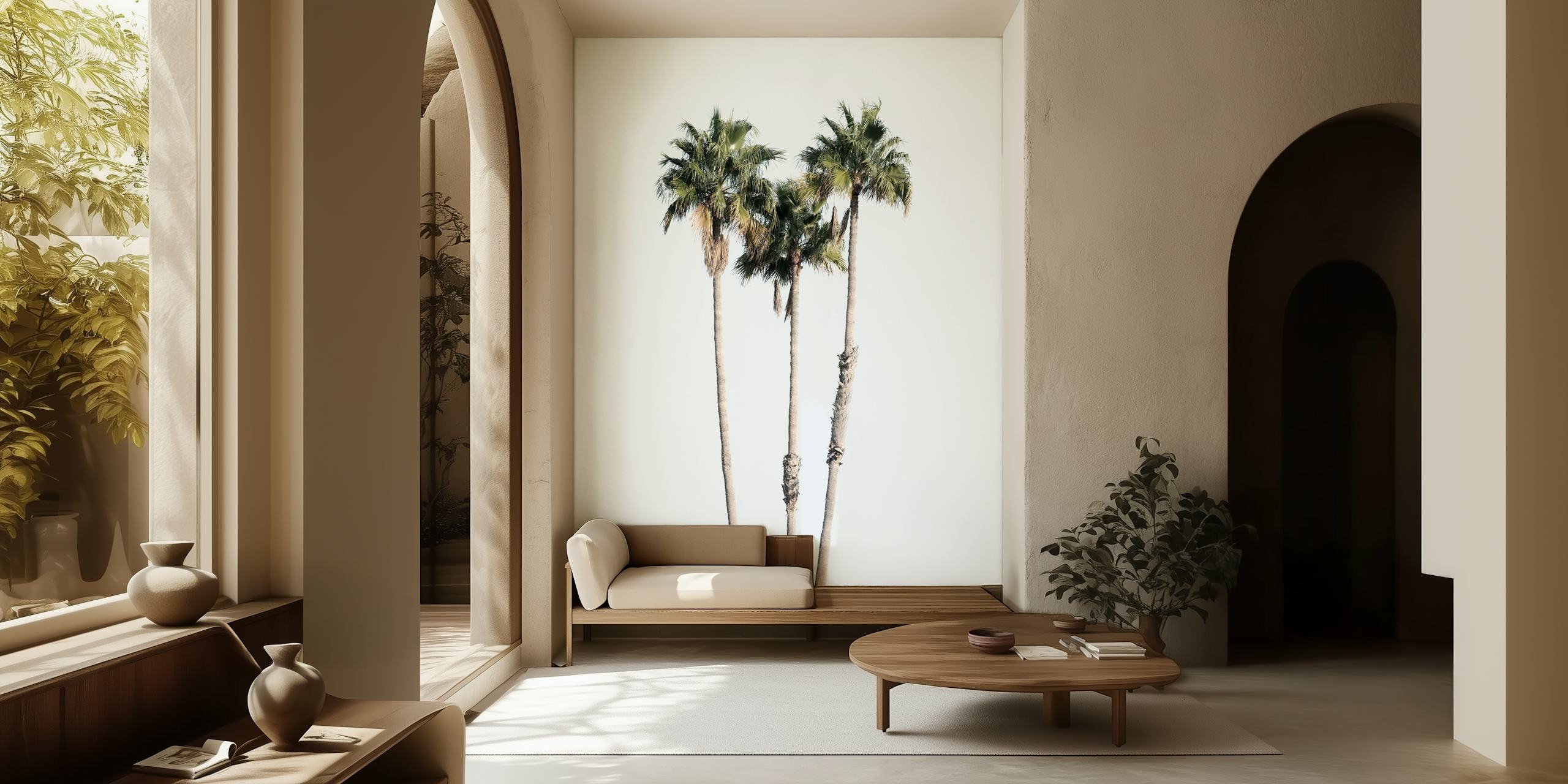 Palm Trees Dream 6 tapet i et rum